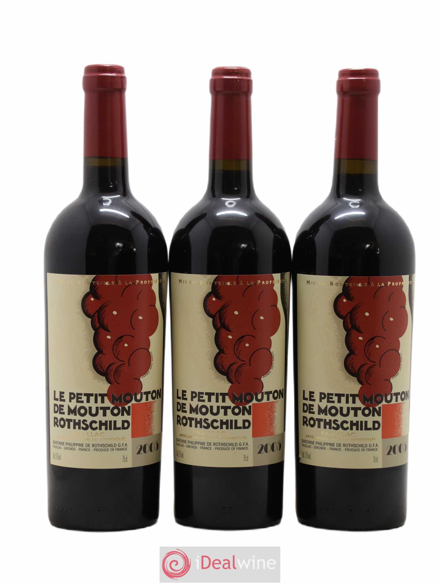 Petit Mouton Second Vin 2005 - Lot de 6 bouteilles - 3