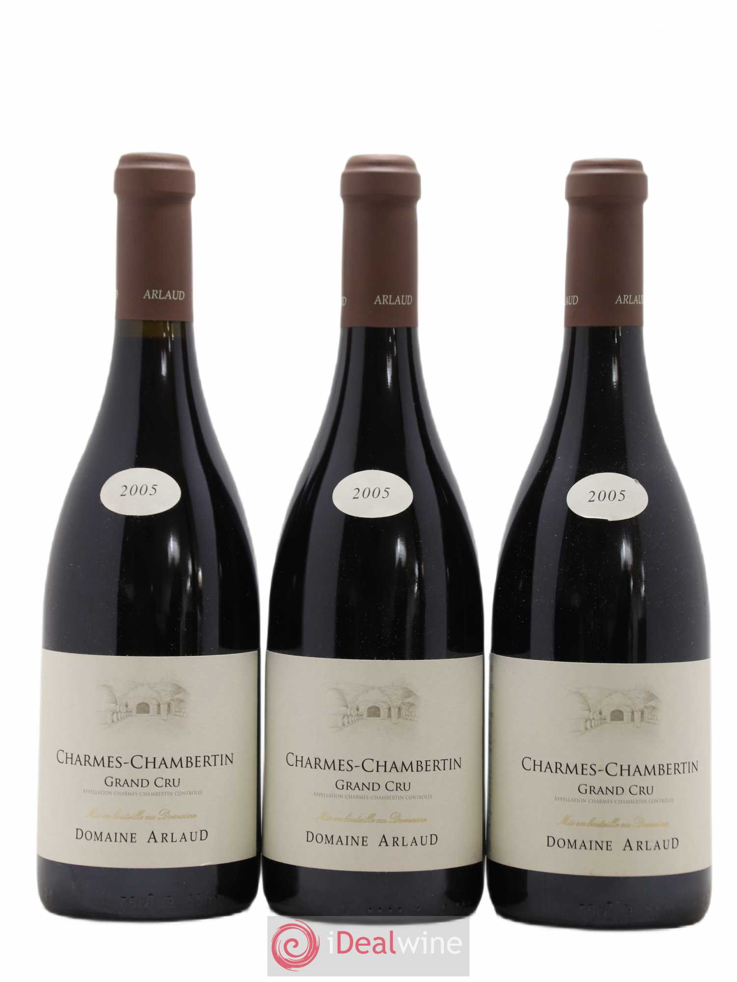 Charmes-Chambertin Grand Cru Arlaud 2005 - Lot de 3 bouteilles - 0