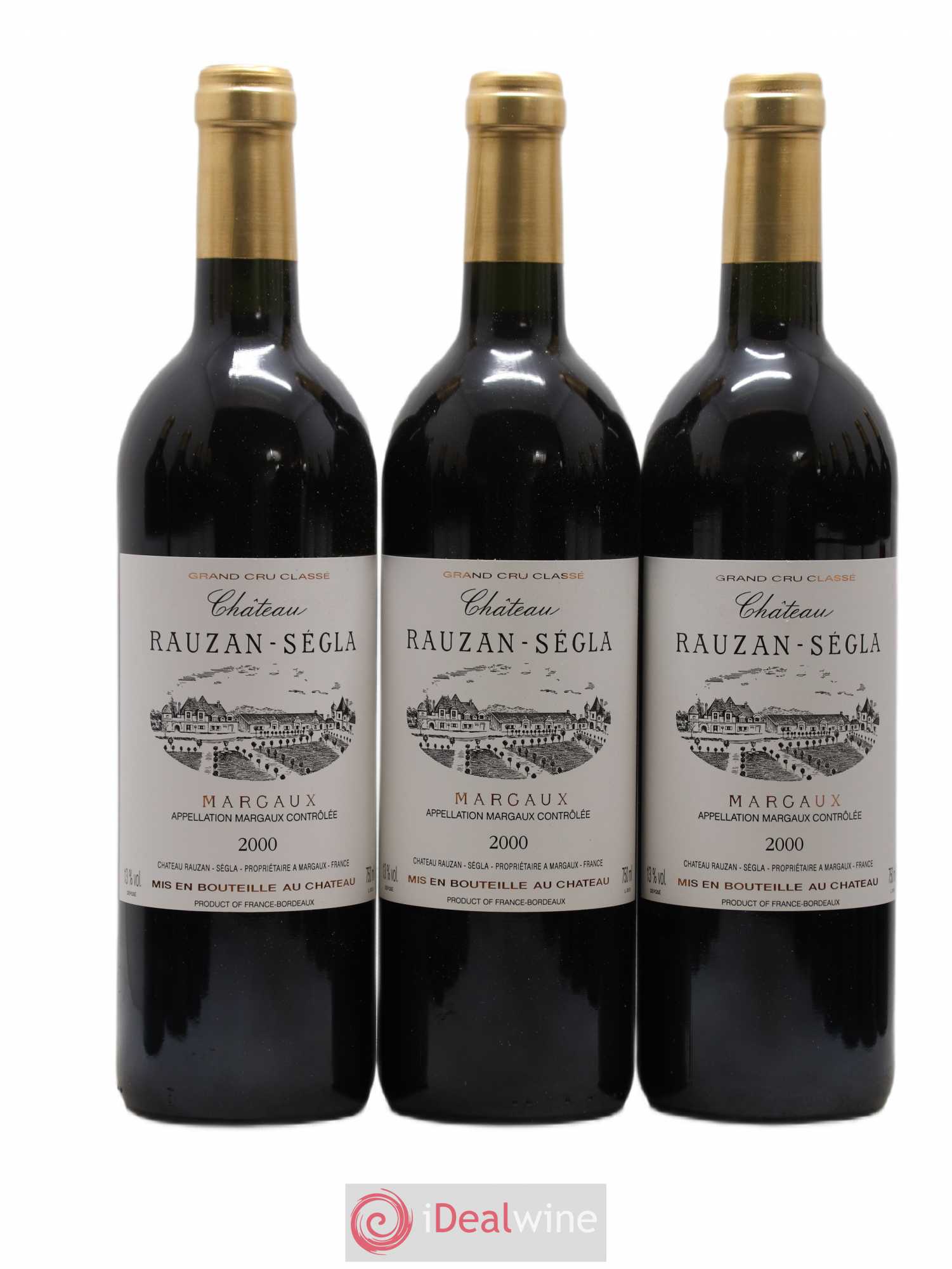 Château Rauzan Ségla Grand Cru Classé 2000 - Lot de 12 bouteilles - 1