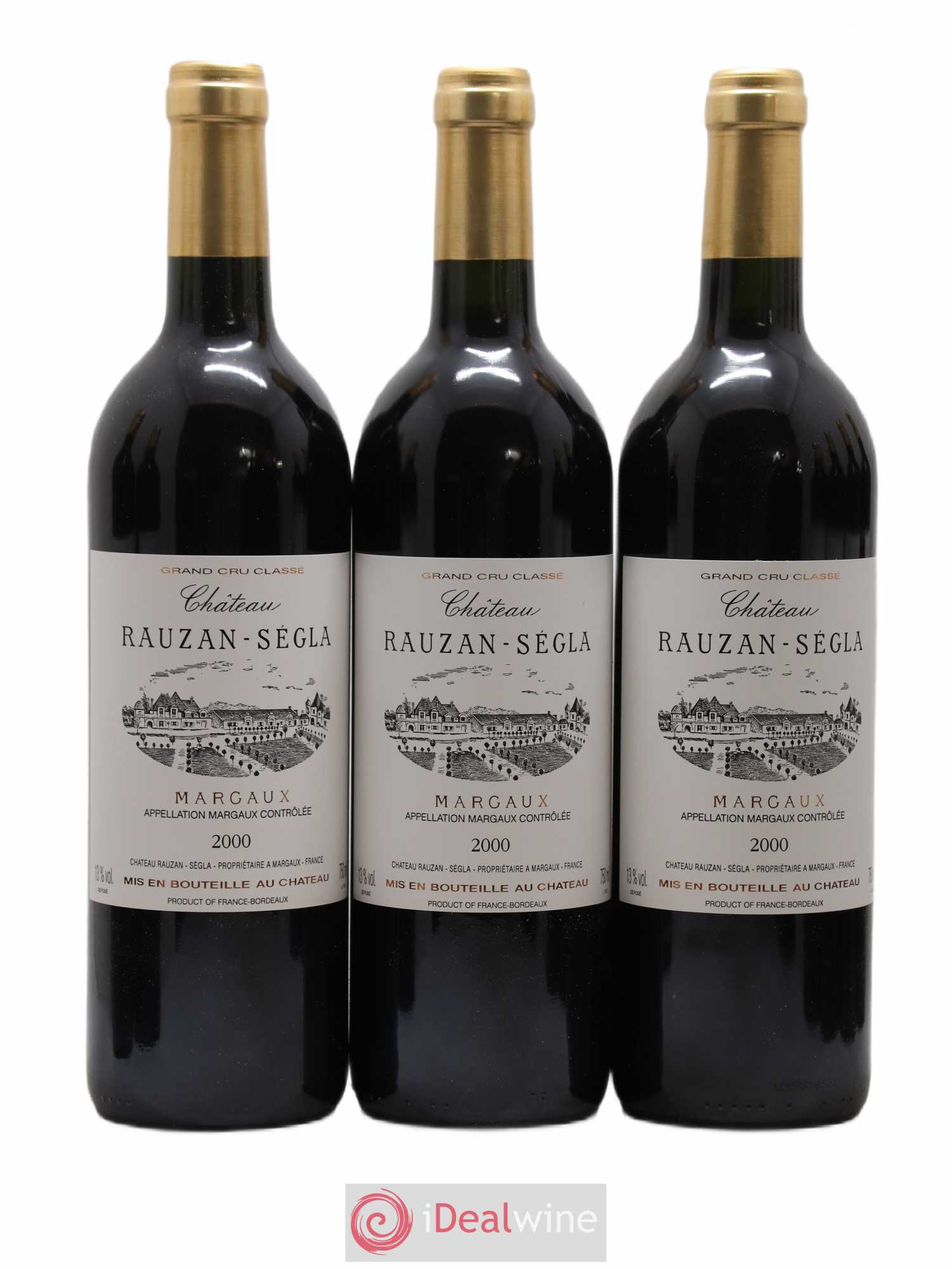 Château Rauzan Ségla Grand Cru Classé 2000 - Lot de 12 bouteilles - 2