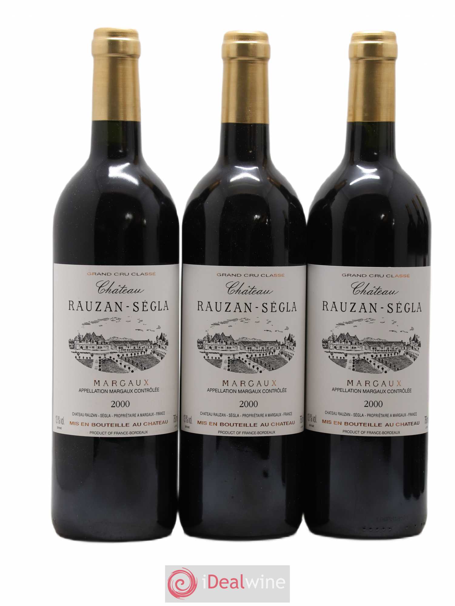 Château Rauzan Ségla Grand Cru Classé 2000 - Lot de 12 bouteilles - 3