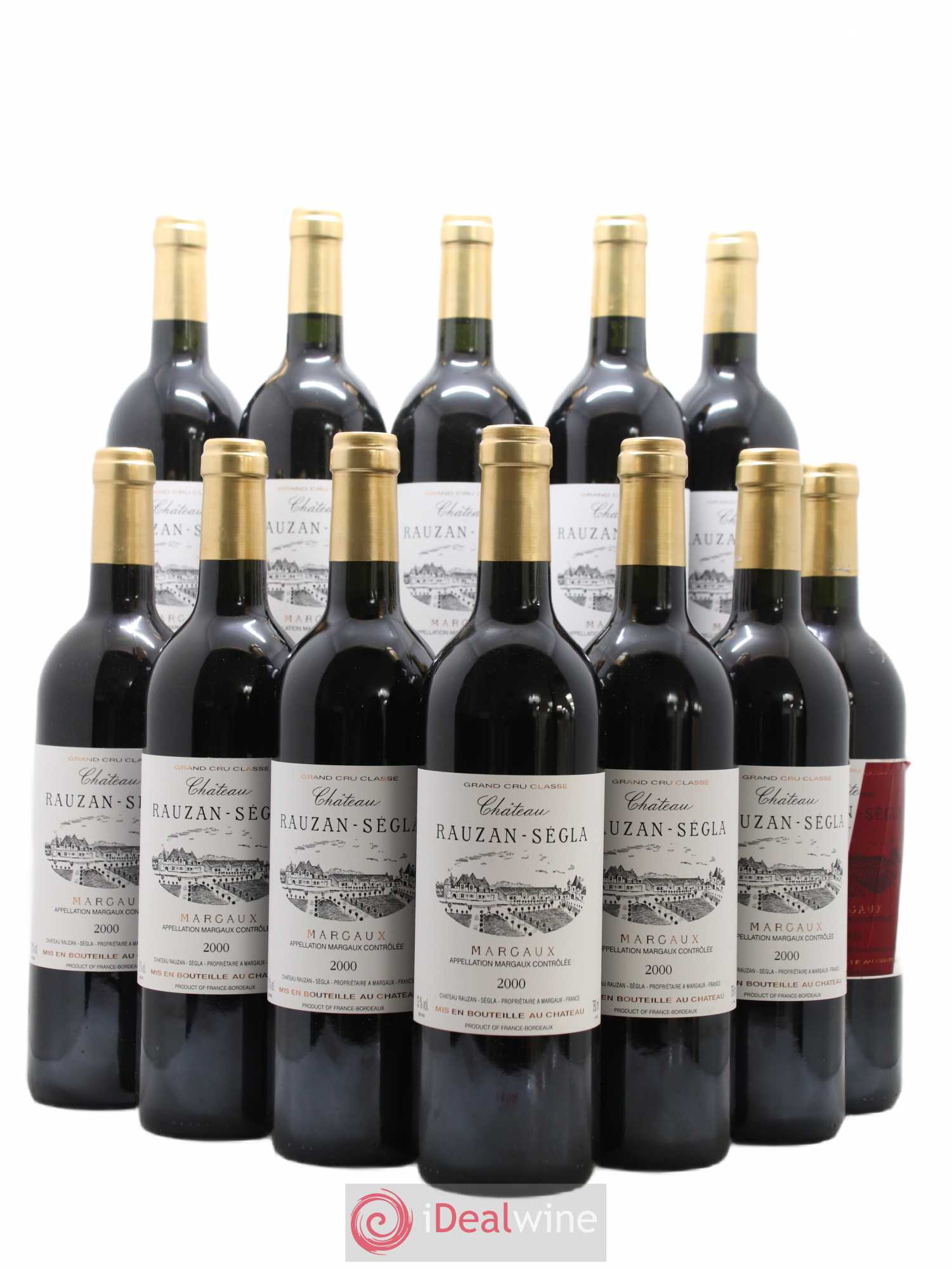 Château Rauzan Ségla Grand Cru Classé 2000 - Lot de 12 bouteilles - 0