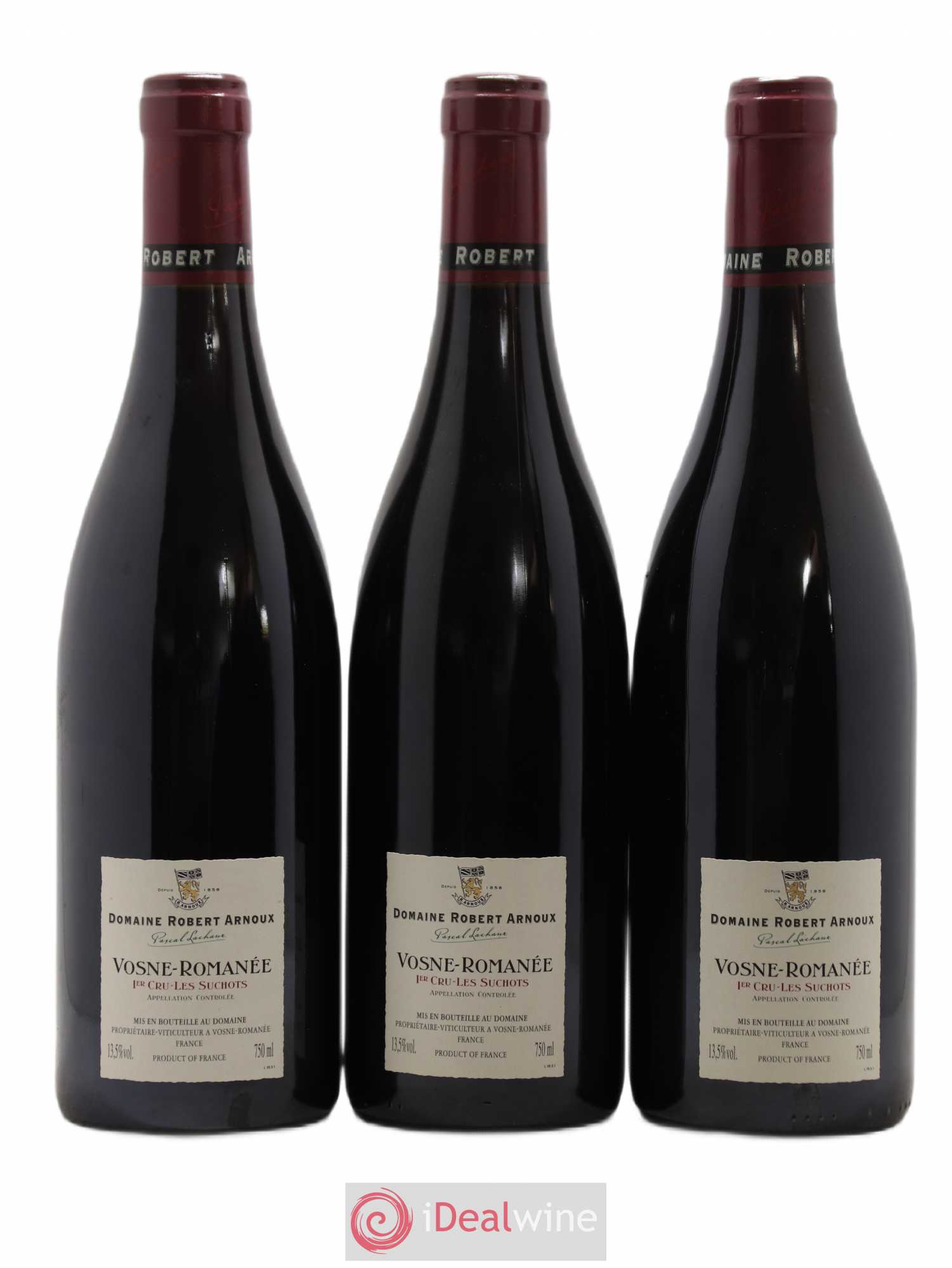 Vosne-Romanée 1er Cru Les Suchots Arnoux-Lachaux (Domaine) 2002 - Lotto di 3 bottiglie - 1