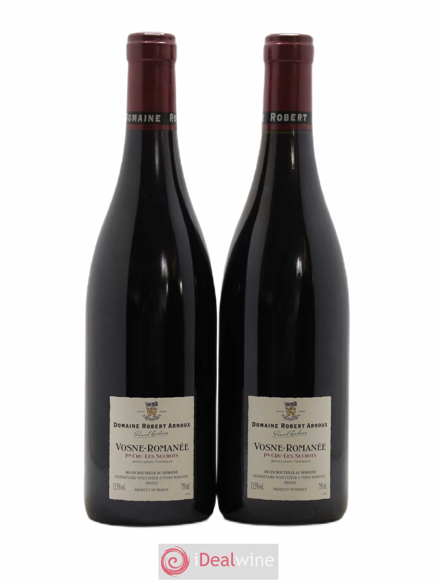 Vosne-Romanée 1er Cru Les Suchots Arnoux-Lachaux (Domaine) 2002 - Lot de 2 bouteilles - 1