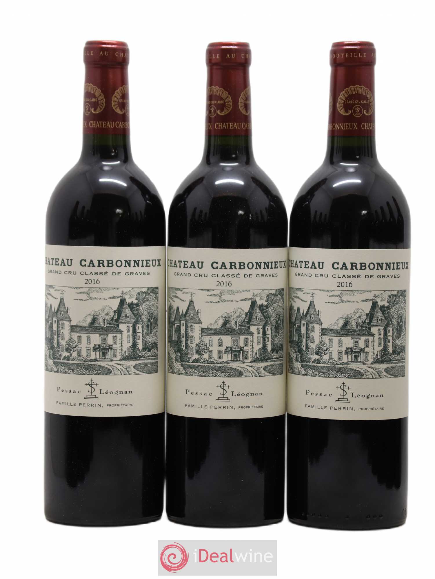 Château Carbonnieux Cru Classé de Graves 2016 - Lot de 12 bouteilles - 1