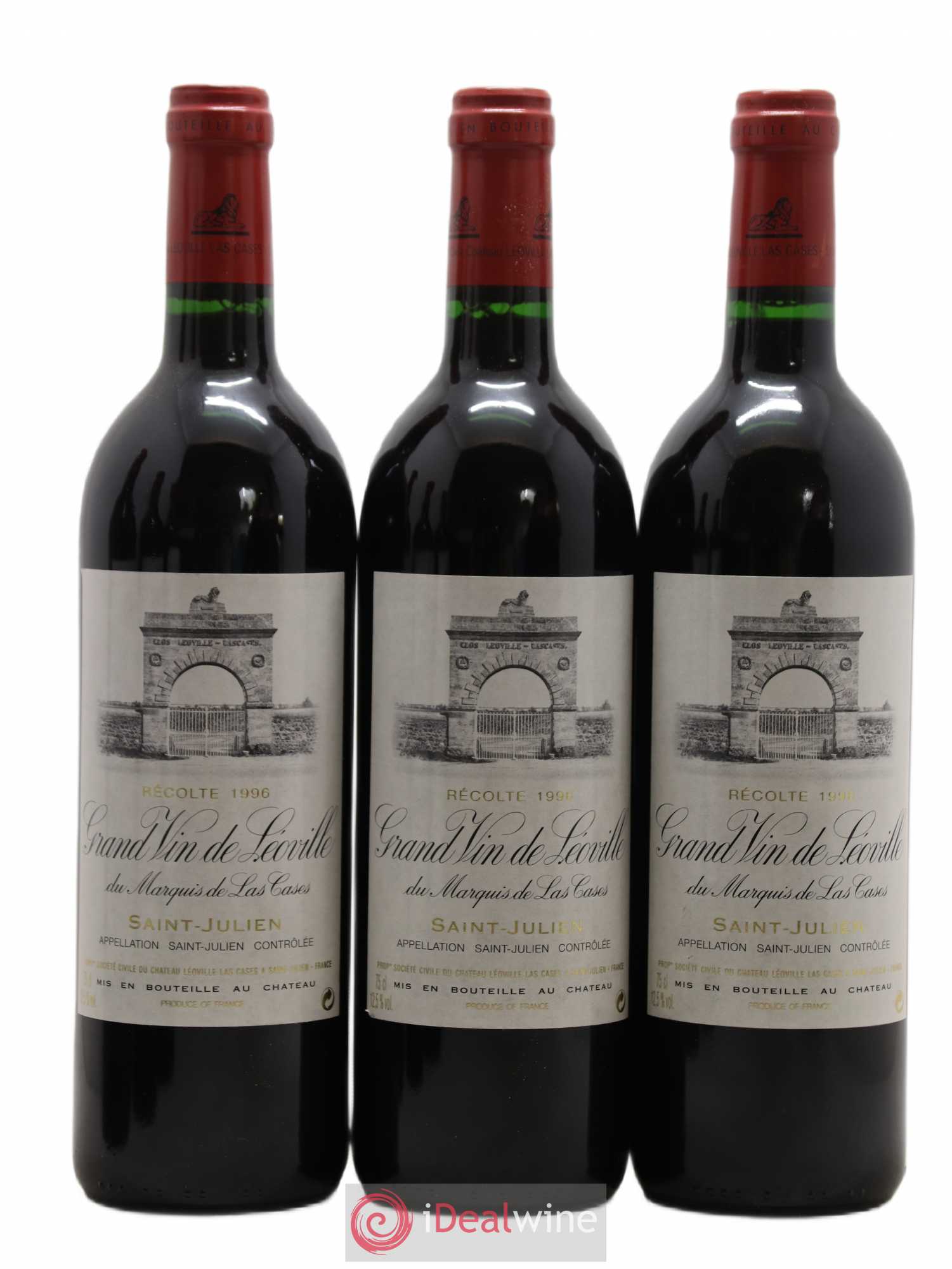 Château Léoville Las Cases 2ème Grand Cru Classé 1996 - Lotto di 6 bottiglie - 1
