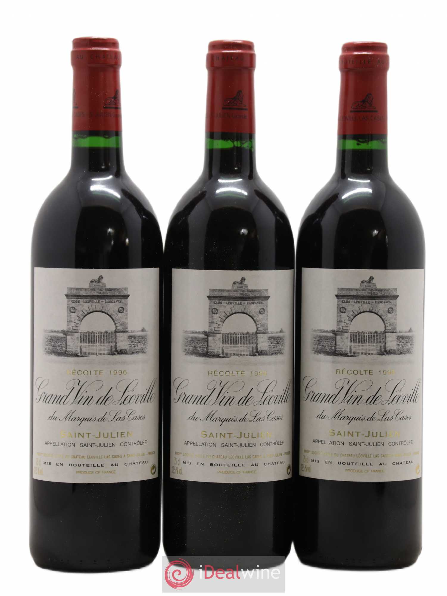 Château Léoville Las Cases 2ème Grand Cru Classé 1996 - Lotto di 6 bottiglie - 2
