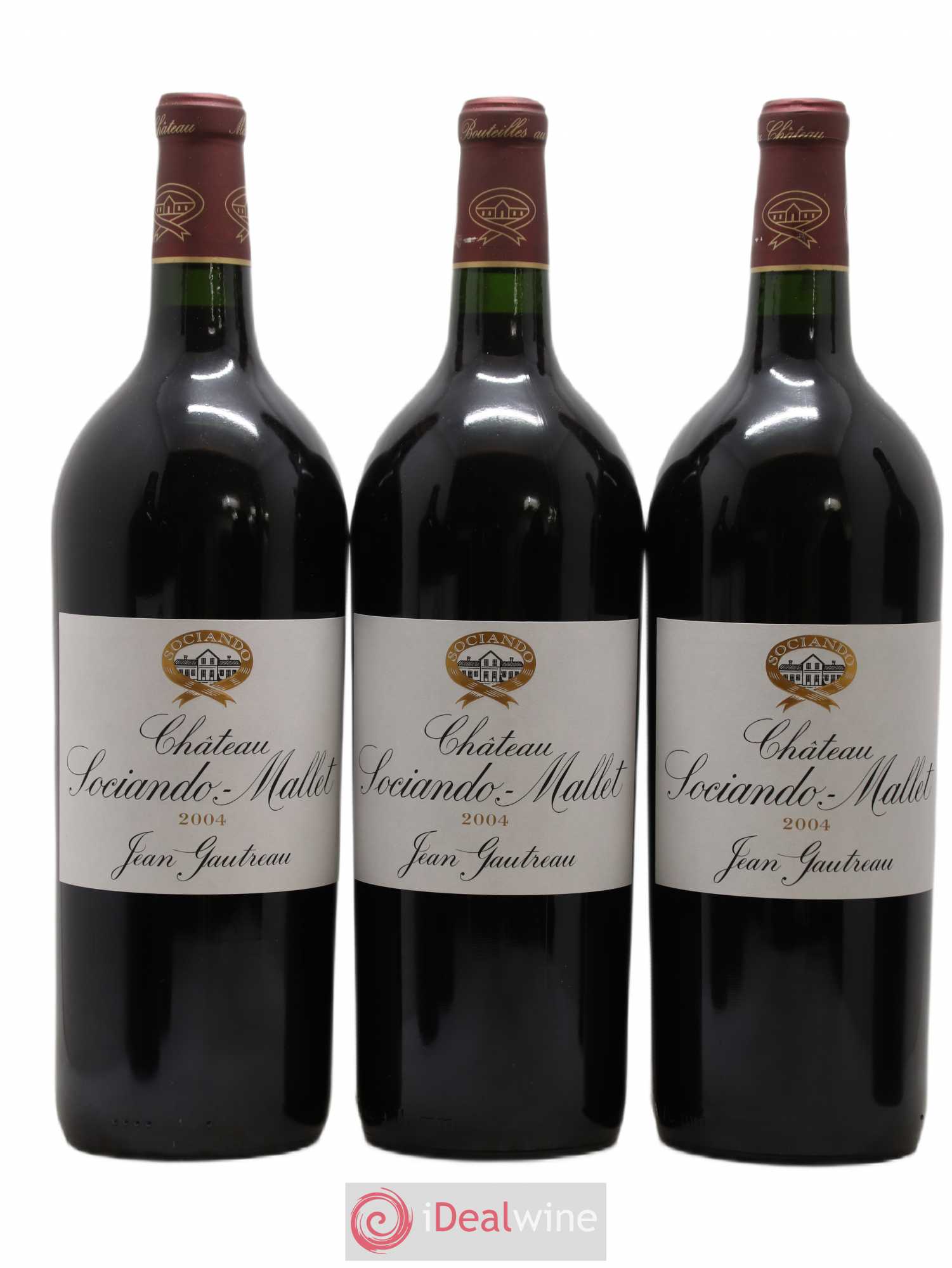 Château Sociando Mallet 2004 - Lot de 6 magnums - 1