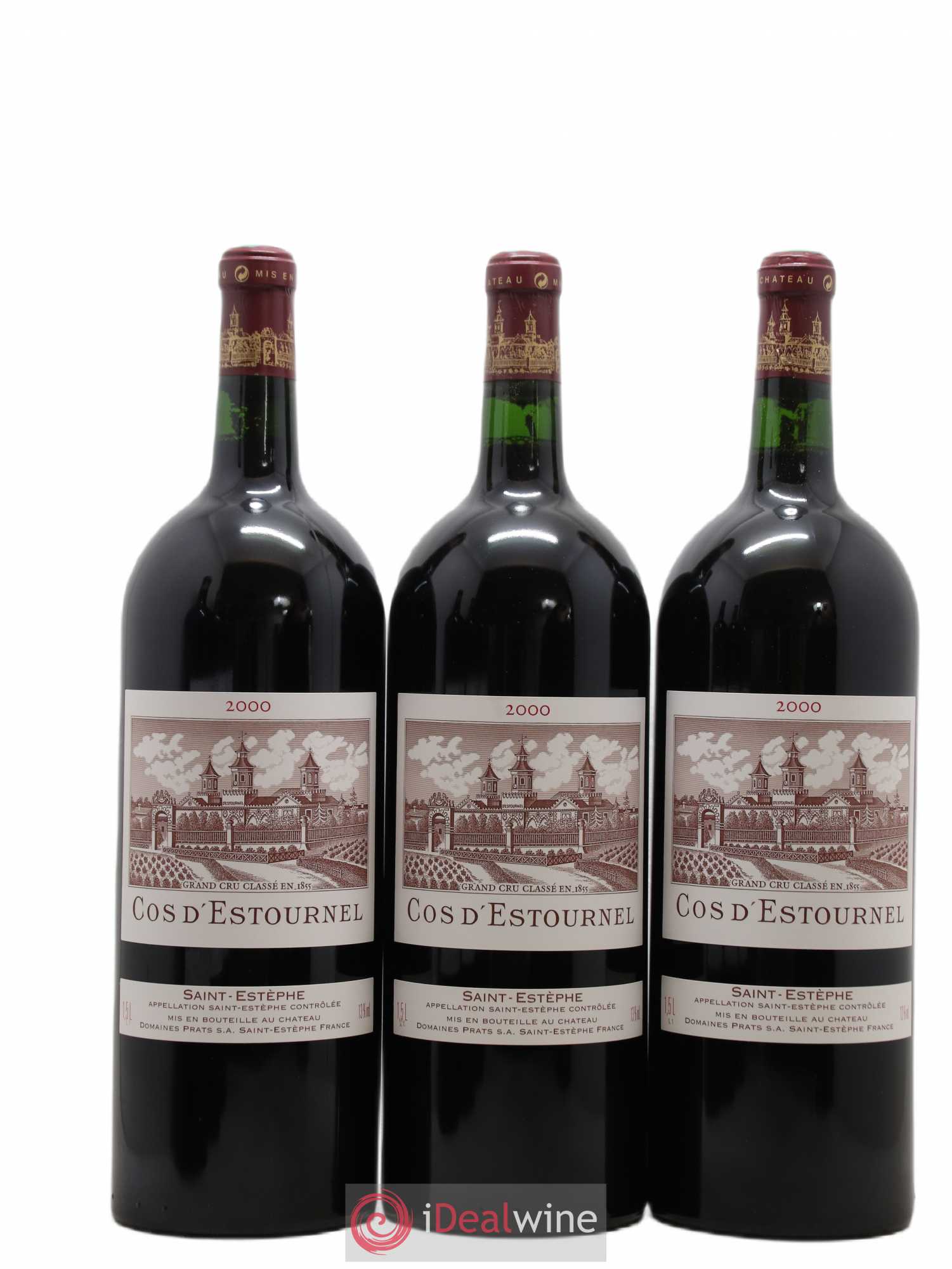Cos d'Estournel 2ème Grand Cru Classé 2000 - Lot de 6 magnums - 1