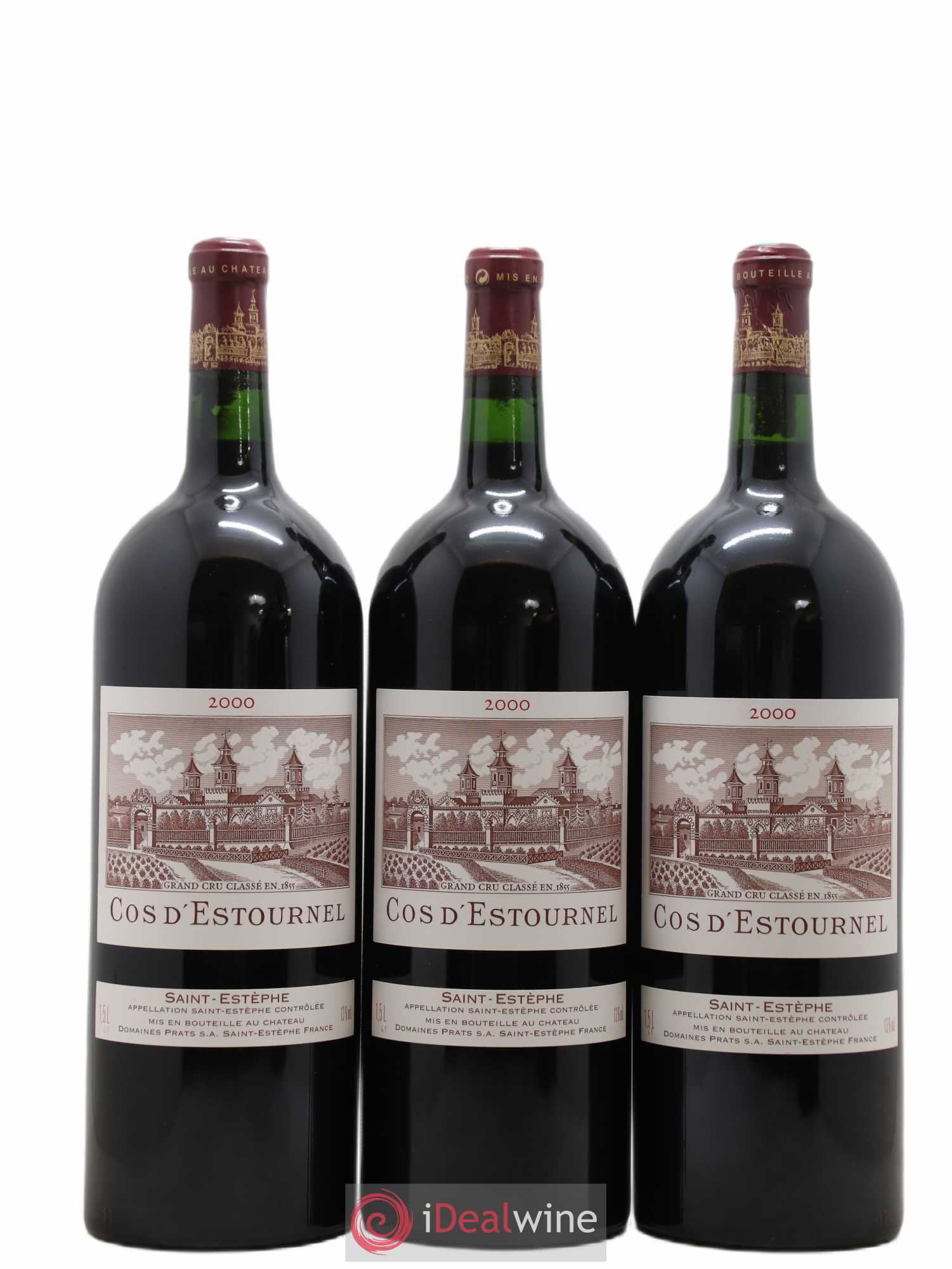 Cos d'Estournel 2ème Grand Cru Classé 2000 - Lot de 6 magnums - 2