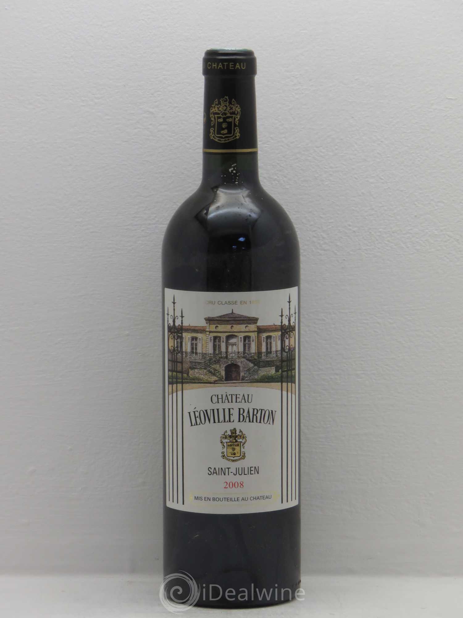 Château Léoville Barton 2ème Grand Cru Classé 2008 - Lot de 6 bouteilles - 0