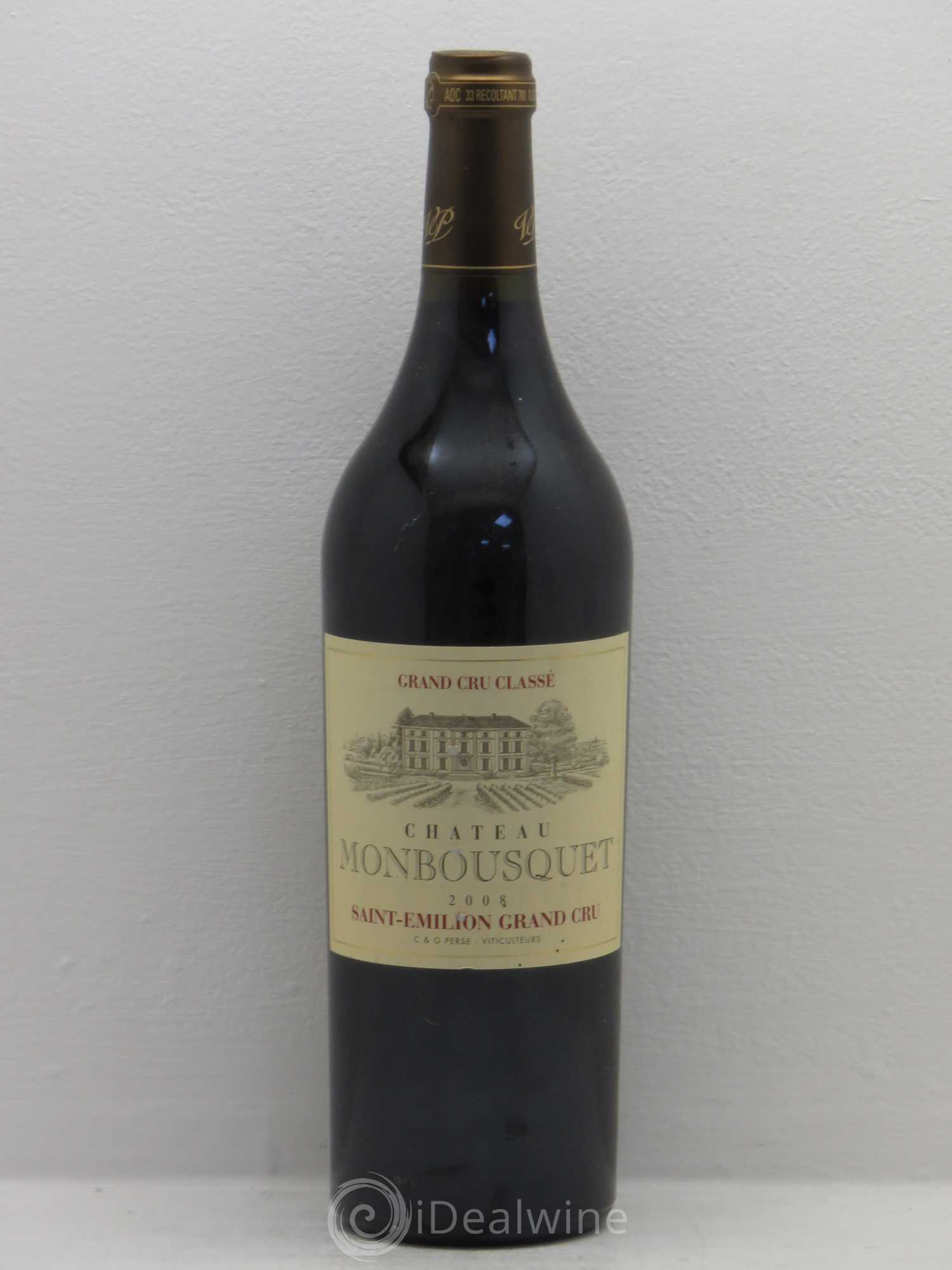 Château Monbousquet Grand Cru Classé 2008 - Lot de 6 bouteilles - 0
