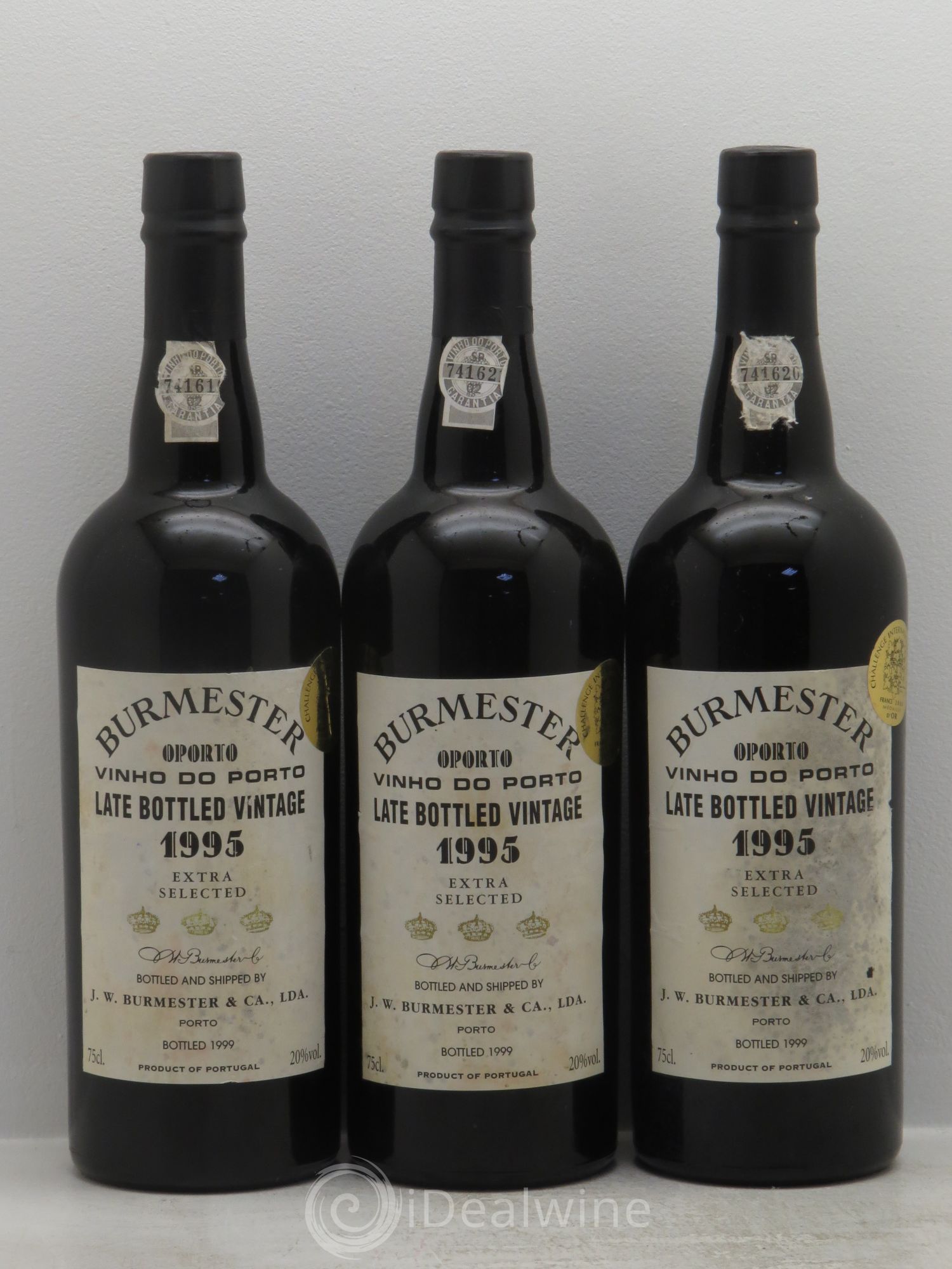 Porto L.B.V 1995 - Lot de 3 bouteilles - 0