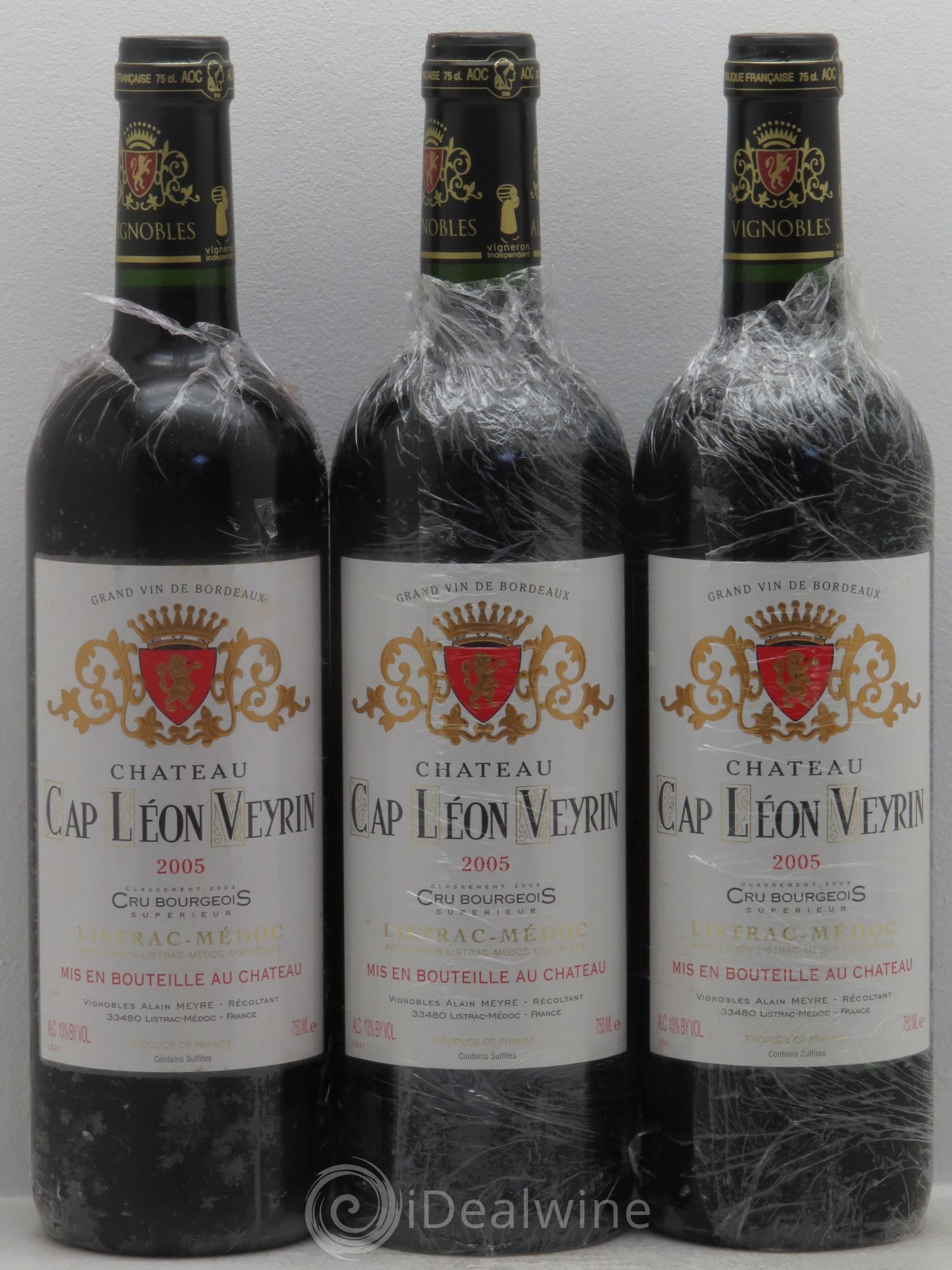 Haut Médoc Cap Léon Veyrin 2005 - Posten von 3 Flaschen - 0