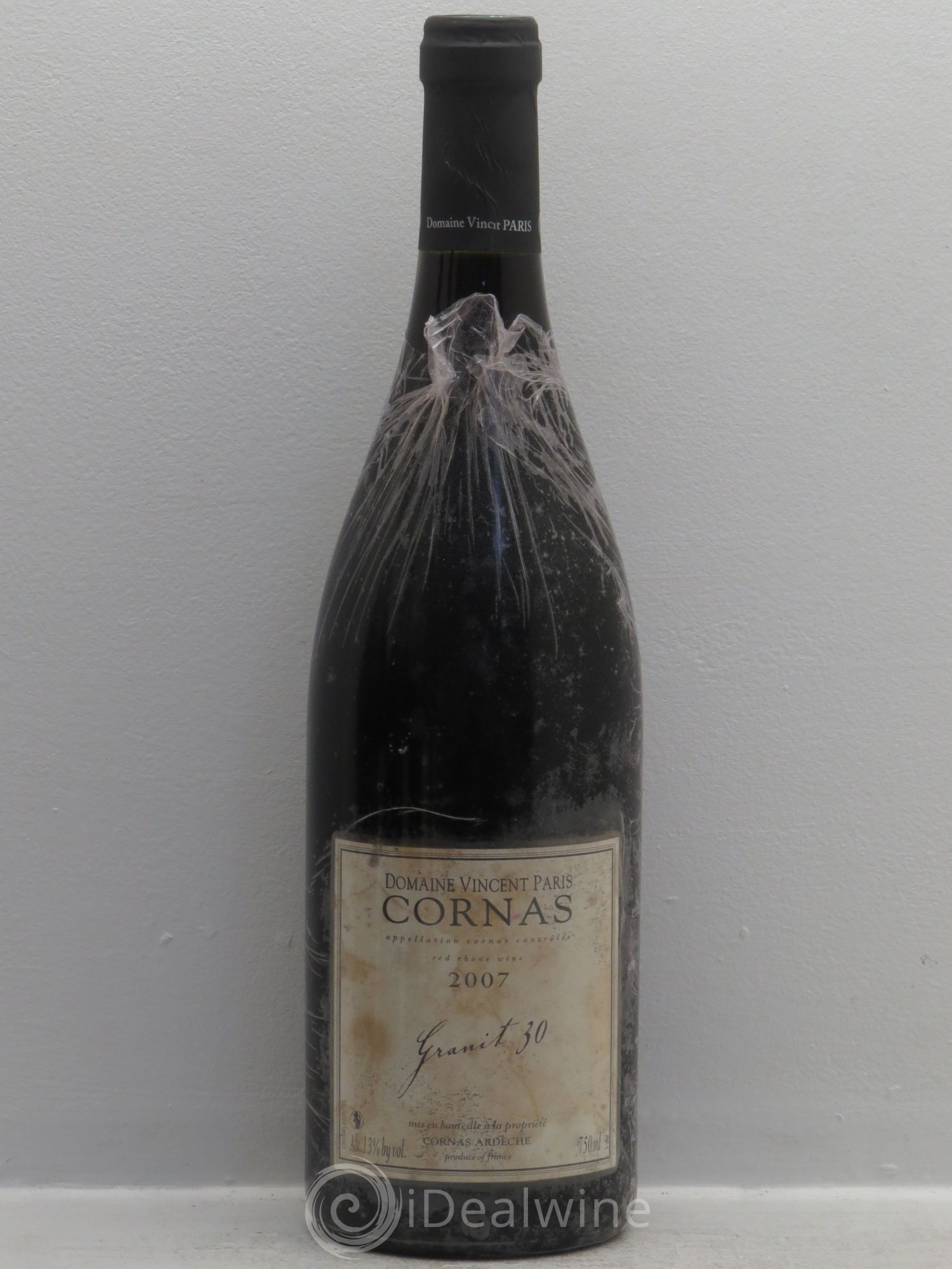 Cornas Granit 30 Vincent Paris 2007 - Lot de 6 bouteilles - 0