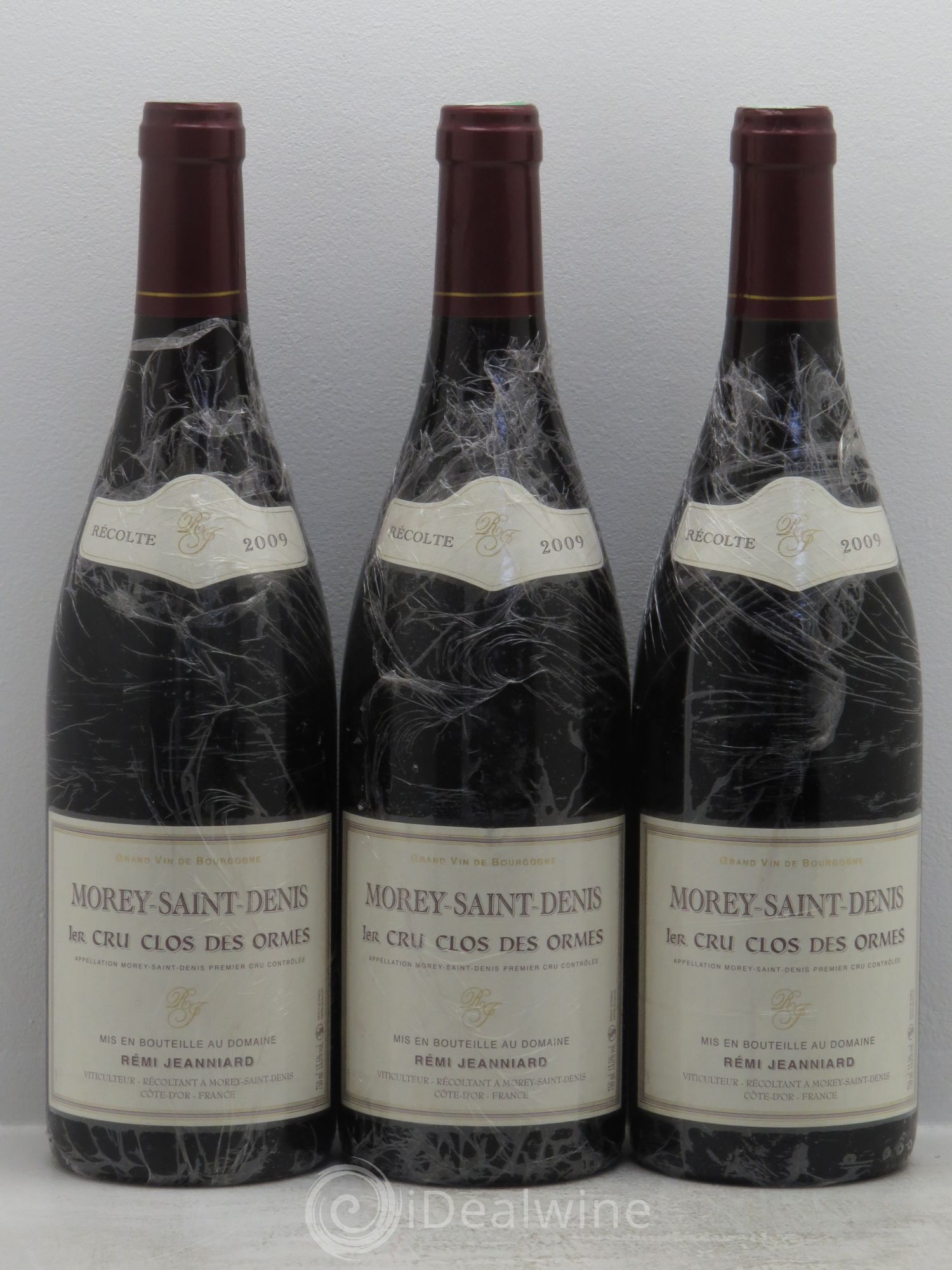 Morey-Saint-Denis 1er Cru R.Jeanniard 2009 - Lot de 3 bouteilles - 0