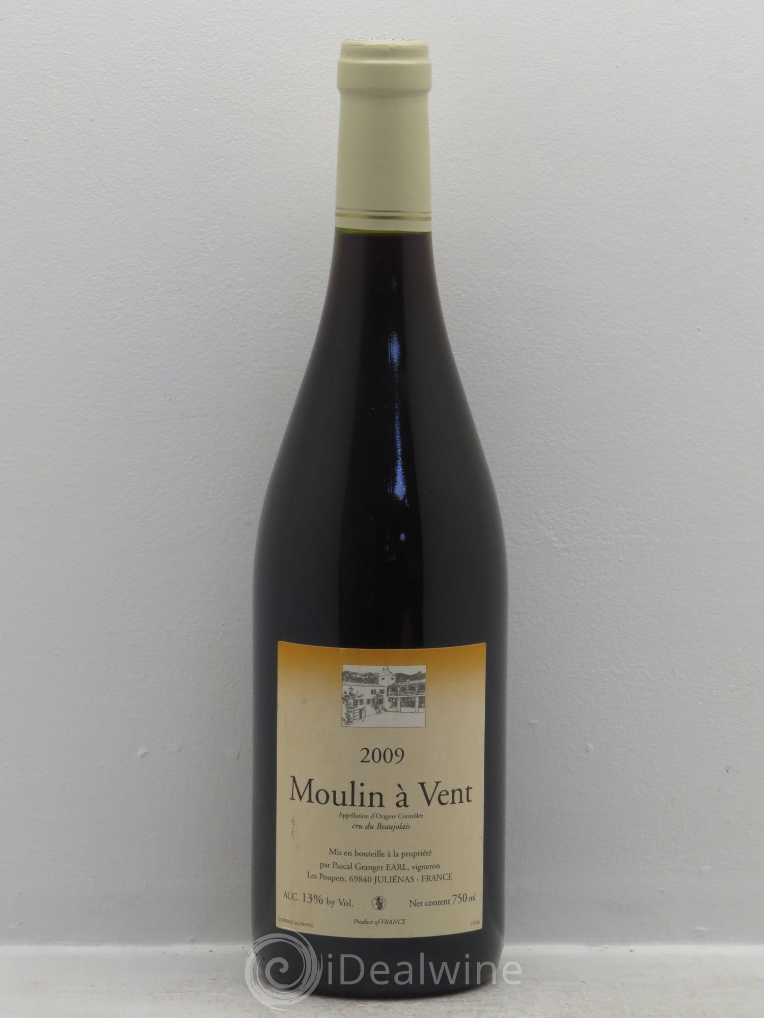 Moulin-à-Vent P.Granger (sans prix de réserve) 2009 - Posten von 6 Flaschen - 0