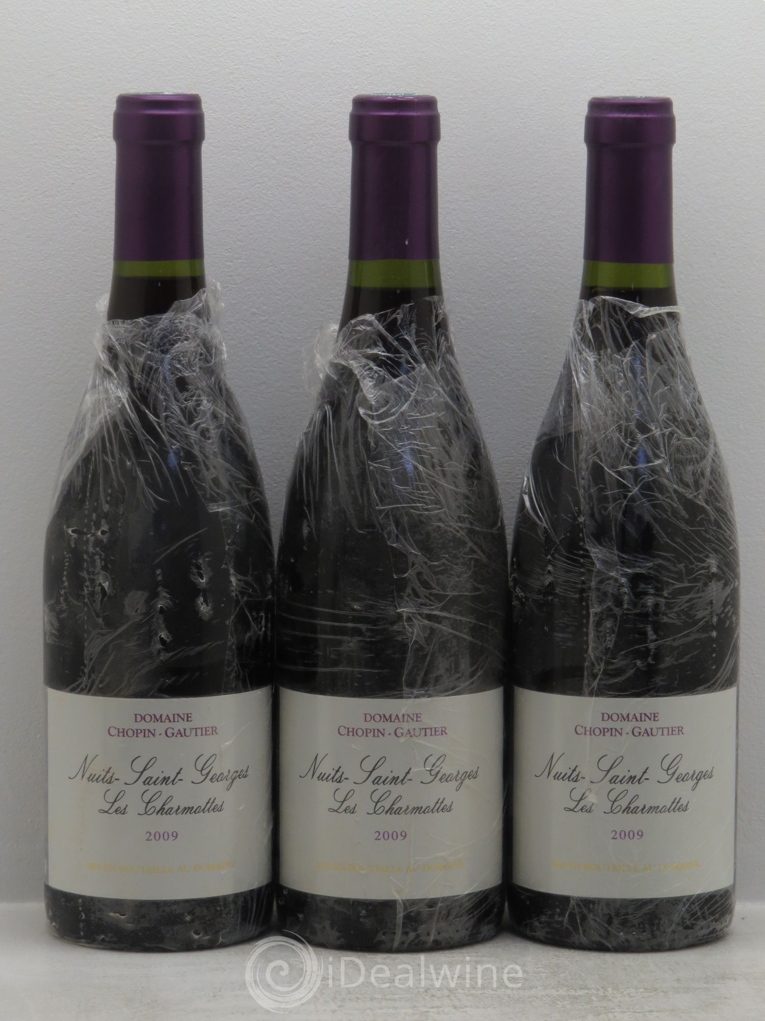 Nuits-Saint-Georges Charmottes - Chopin-Gautier 2009 - Posten von 3 Flaschen - 0