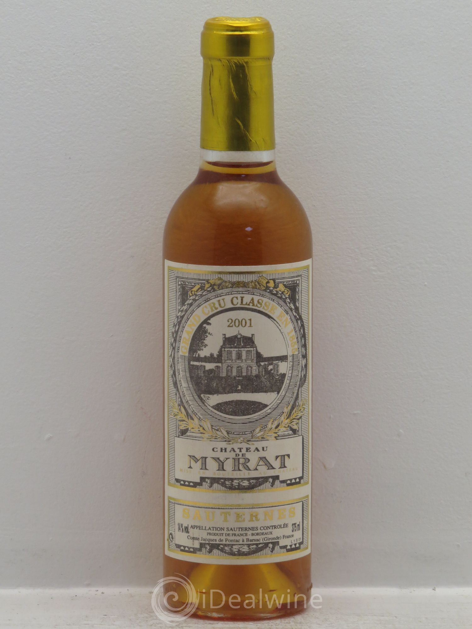 Château de Myrat 2ème Grand Cru Classé (senza prezzo di riserva) 2001 - Lotto di 6 mezze bottiglie - 0