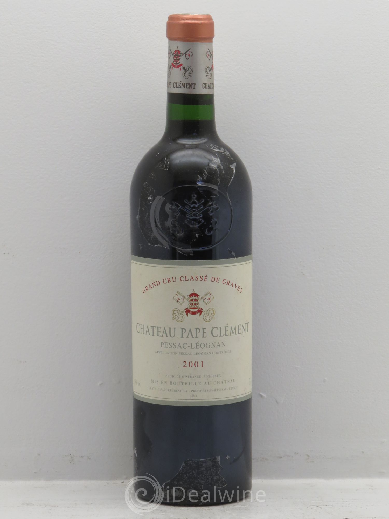 Château Pape Clément Cru Classé de Graves 2001 - Lot de 1 bouteille - 0