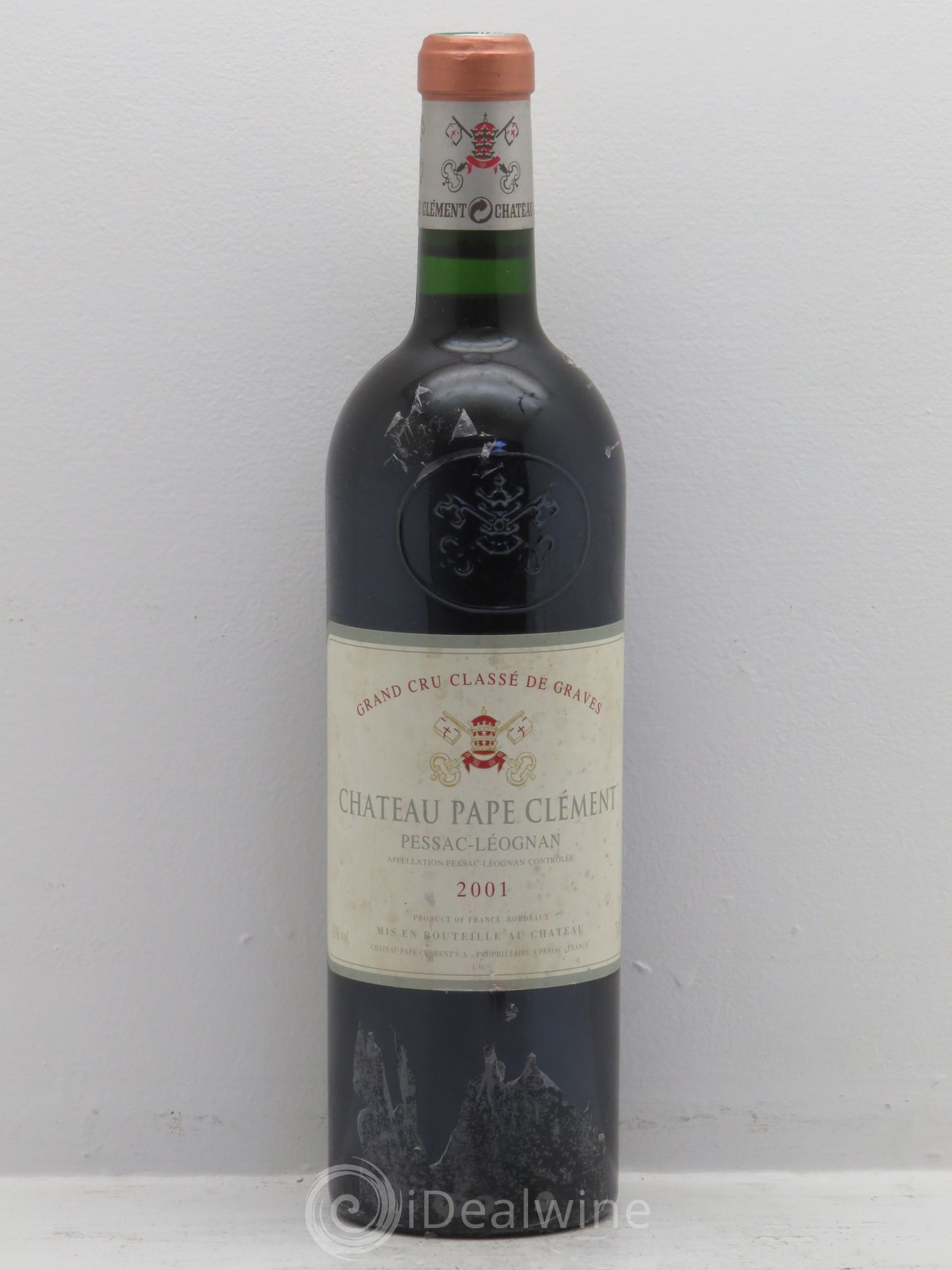 Château Pape Clément Cru Classé de Graves 2001 - Lot de 1 bouteille - 0