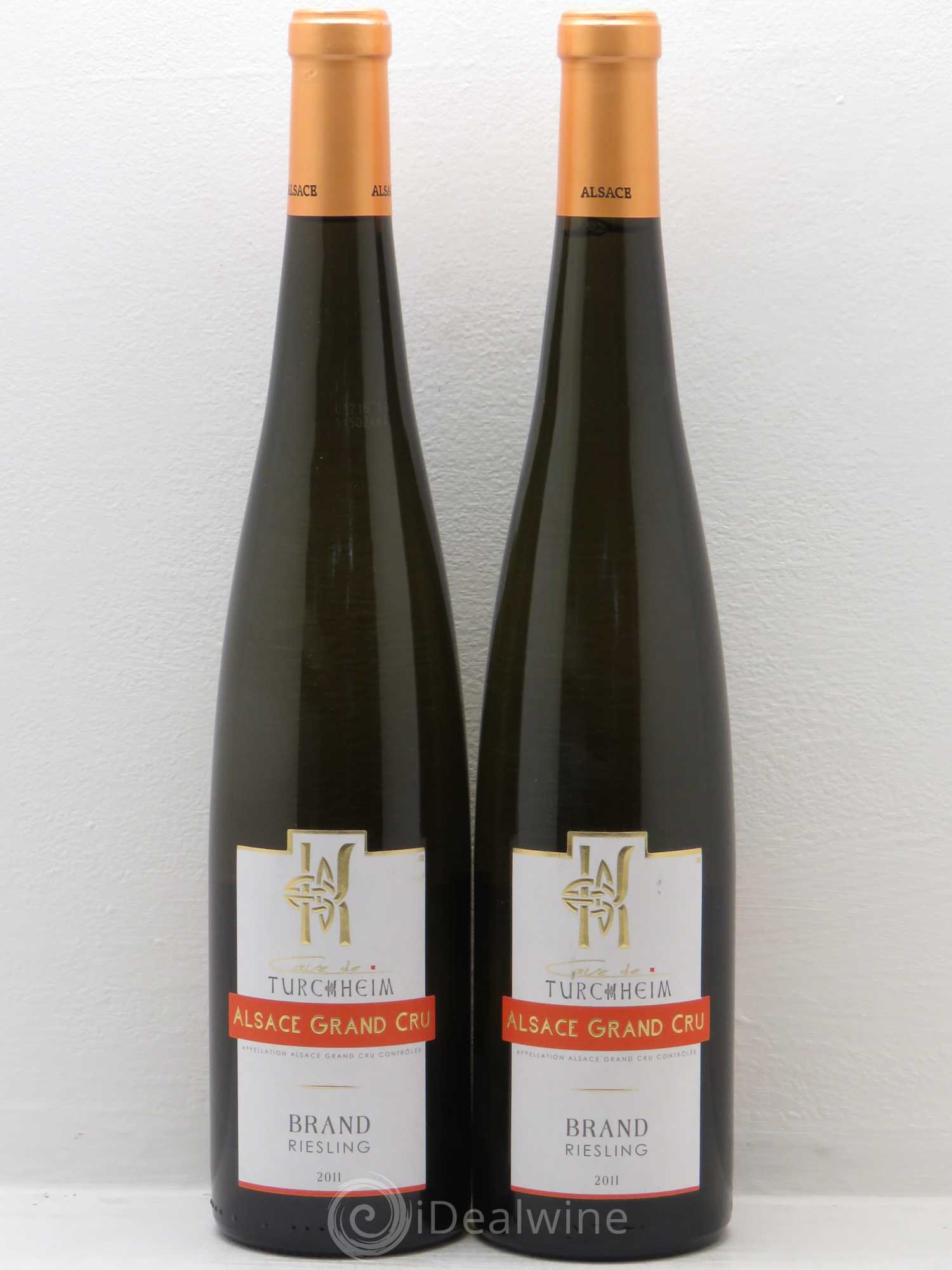 Riesling Brand Cave de Turckeim (sans prix de réserve) 2011 - Lotto di 2 bottiglie - 0