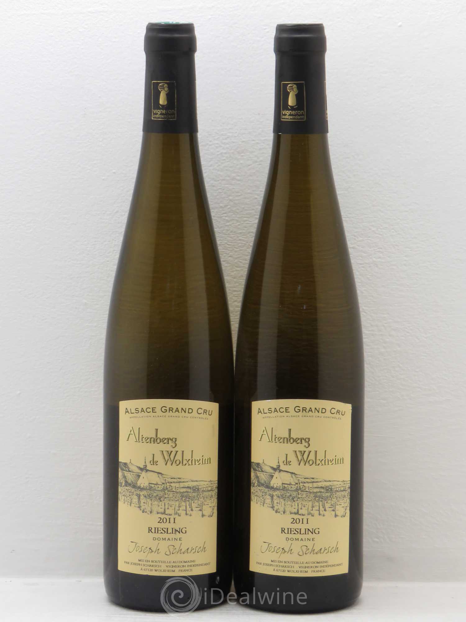 Riesling Altenberg de Wolxheim J.Scharsch (sans prix de réserve) 2011 - Posten von 2 Flaschen - 0