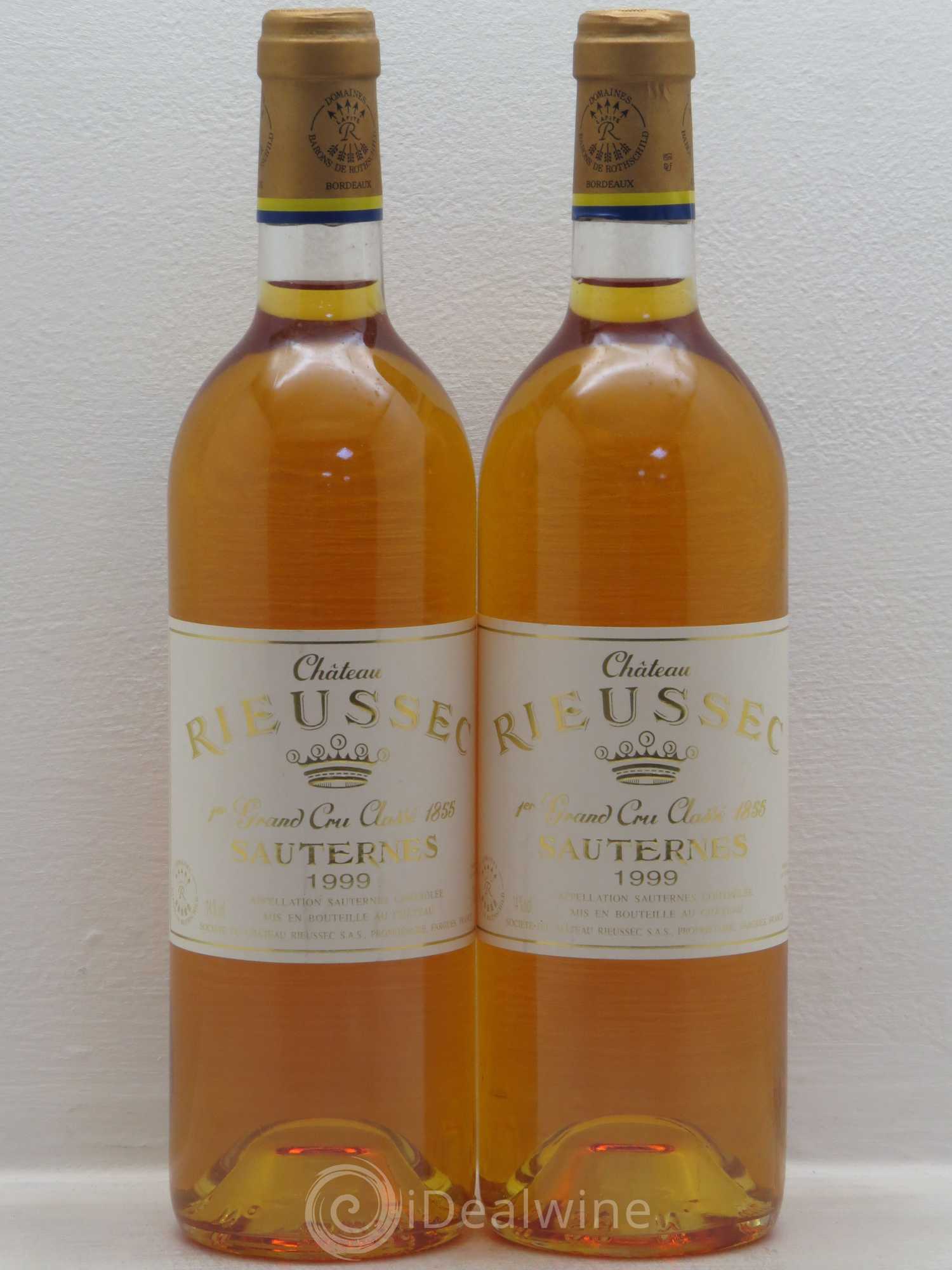 Château Rieussec 1er Grand Cru Classé 1999 - Lotto di 2 bottiglie - 0