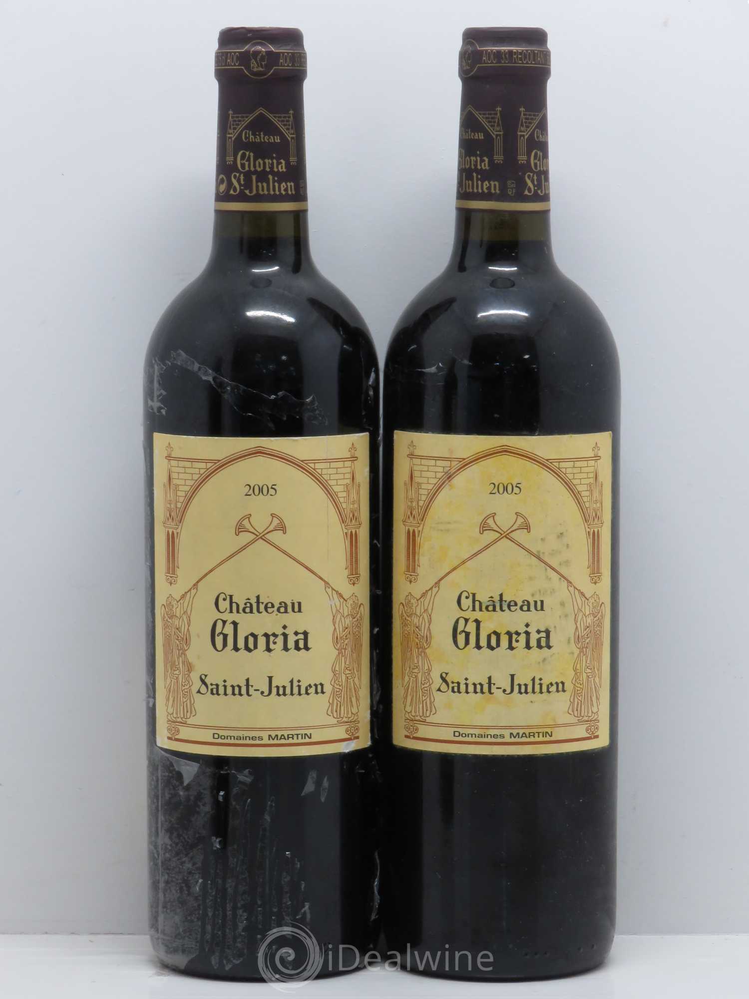 Château Gloria 2005 - Lot de 2 bouteilles - 0