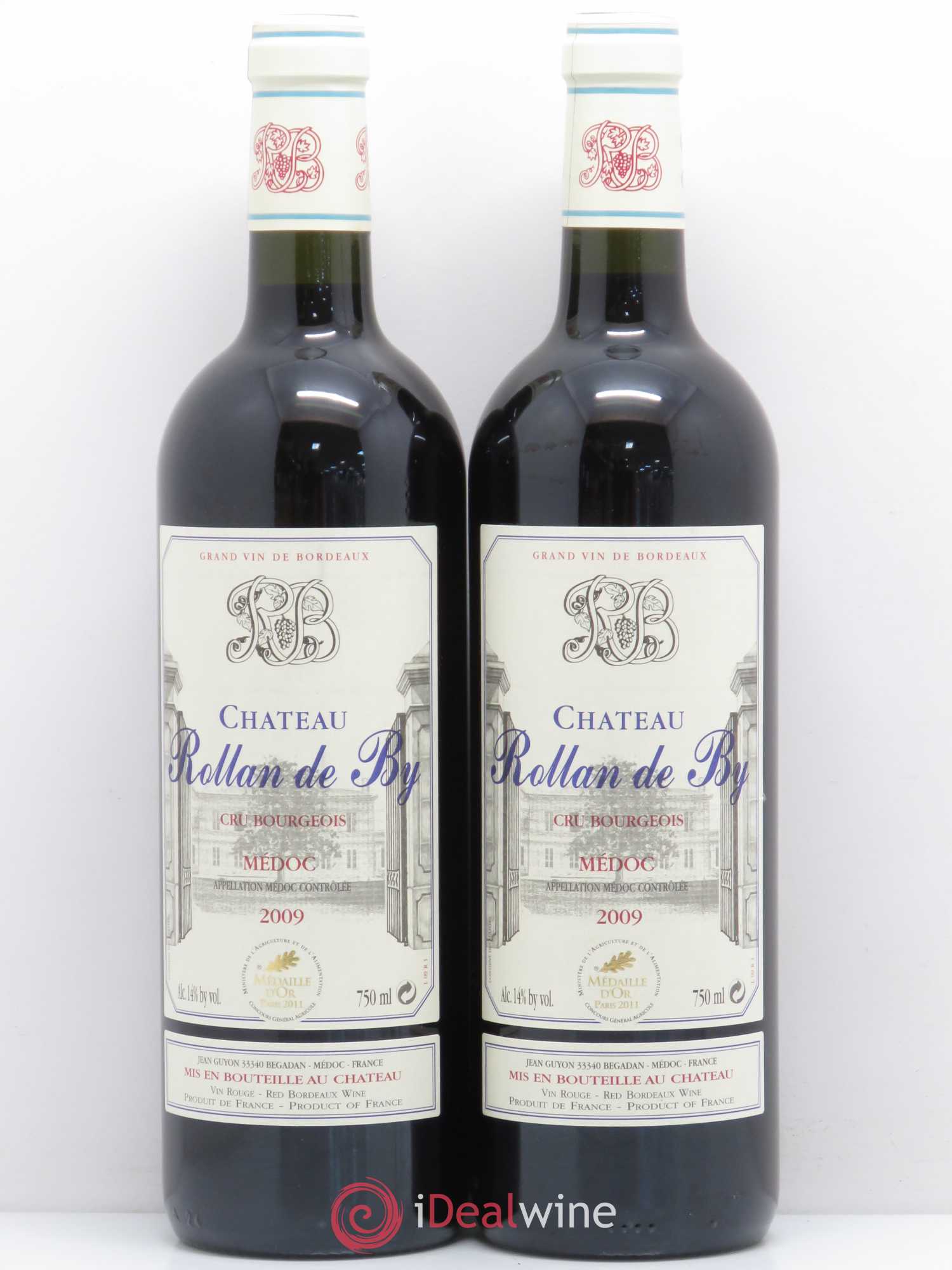 Château Rollan de By Cru Bourgeois 2009 - Lot de 2 bouteilles - 0