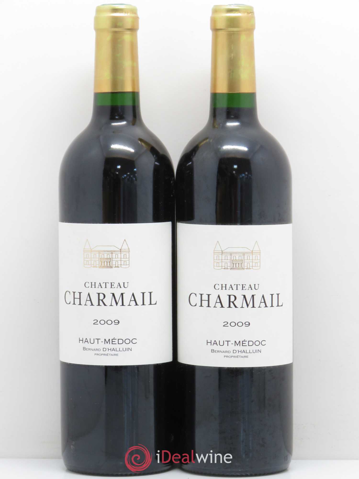 Château Charmail Cru Bourgeois 2009 - Lot de 2 bouteilles - 0