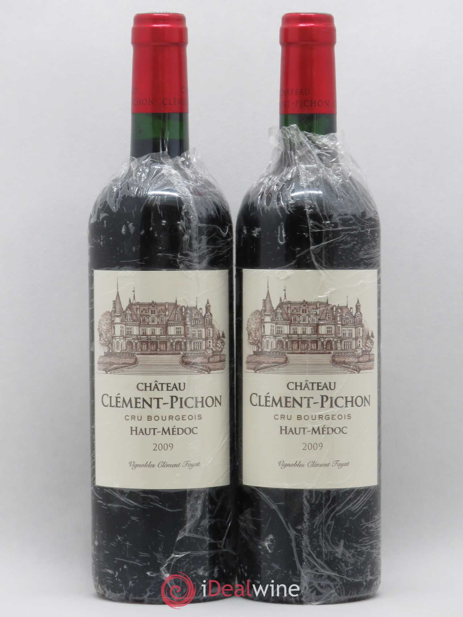 Château Clément-Pichon Cru Bourgeois 2009 - Lot de 2 bouteilles - 0