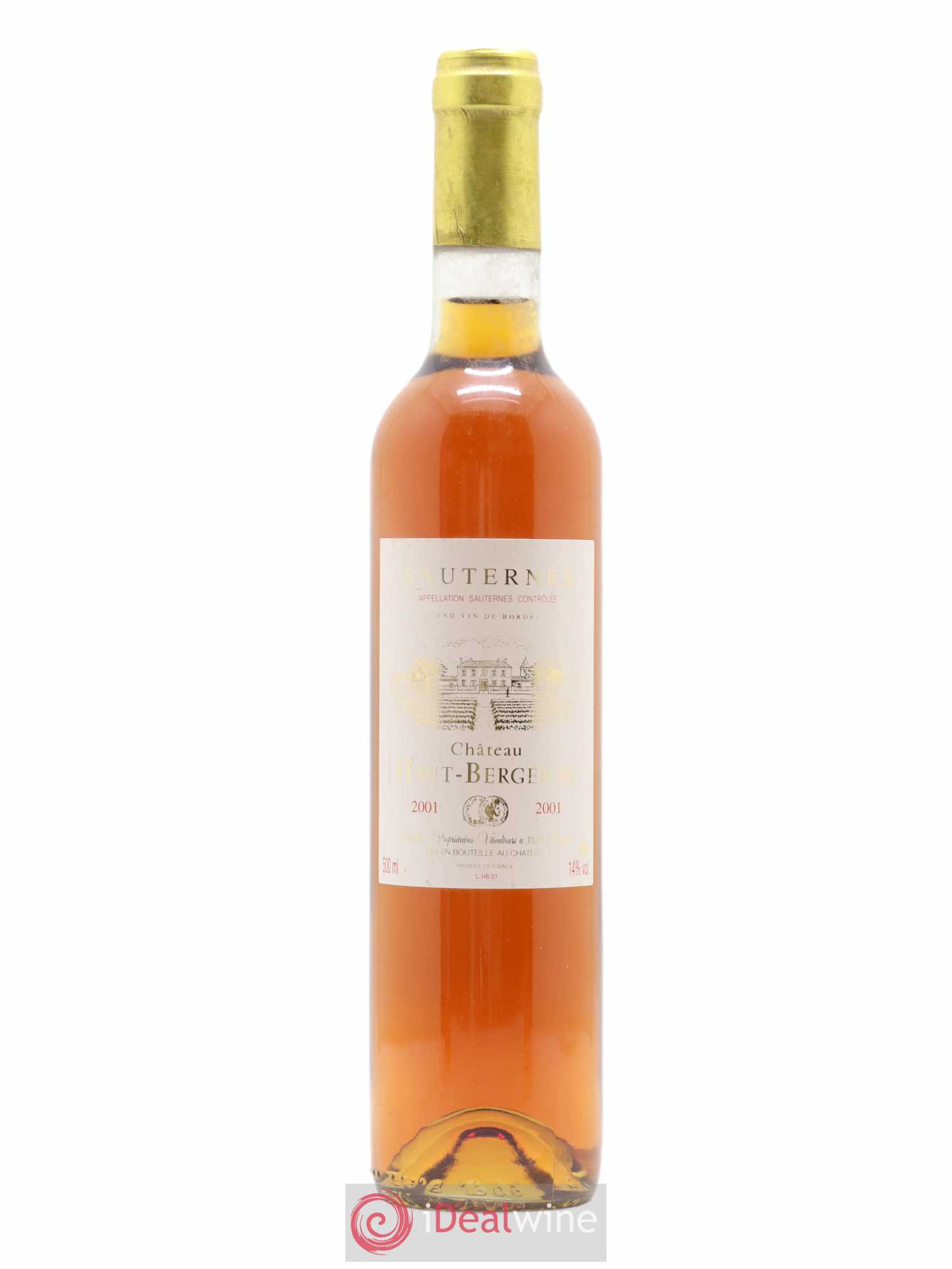 Château Haut-Bergeron 50cl 2001 - Lotto di 1 bottiglia - 0