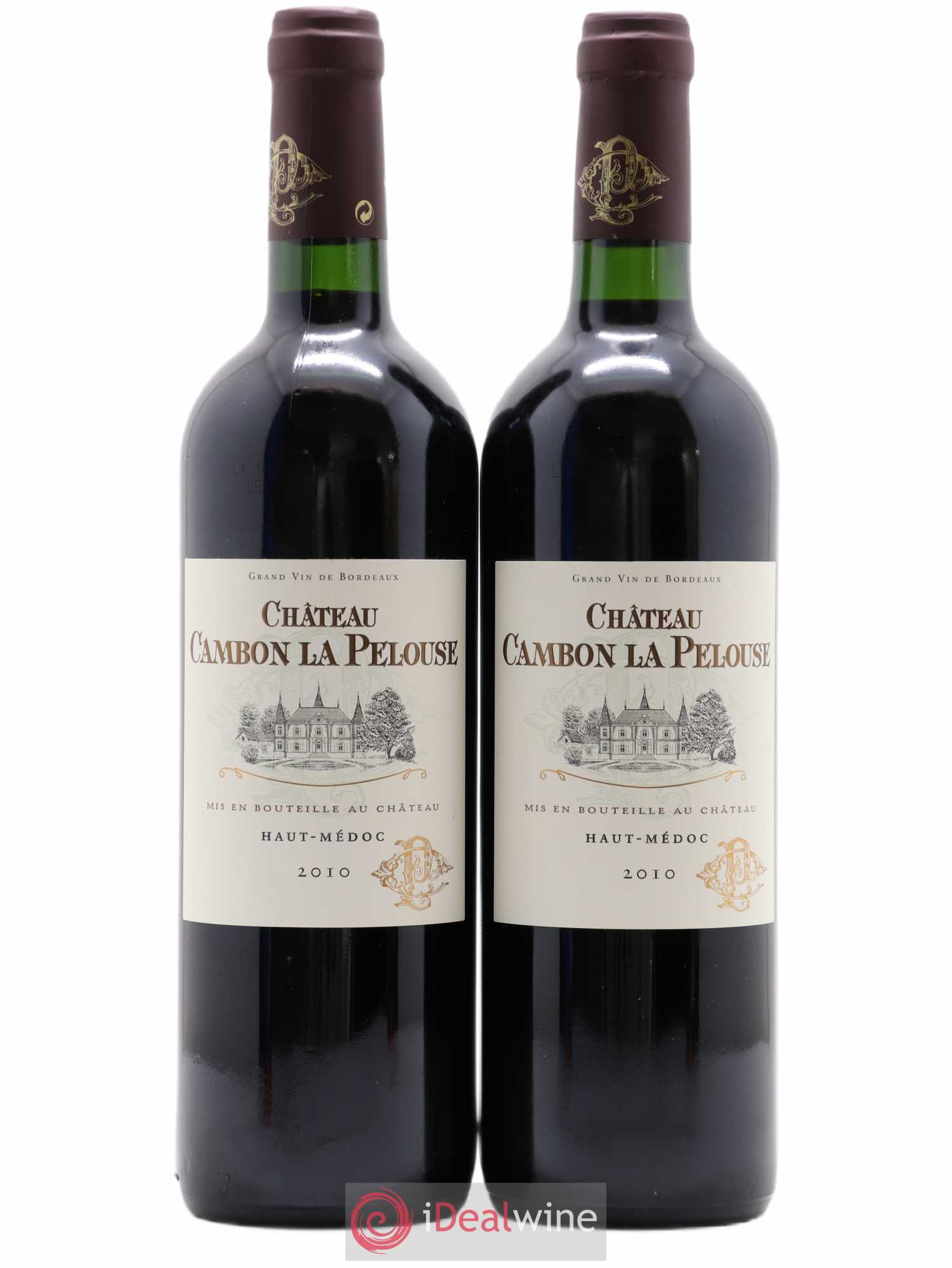 Château Cambon la Pelouse Cru Bourgeois 2010 - Lot de 2 bouteilles - 0