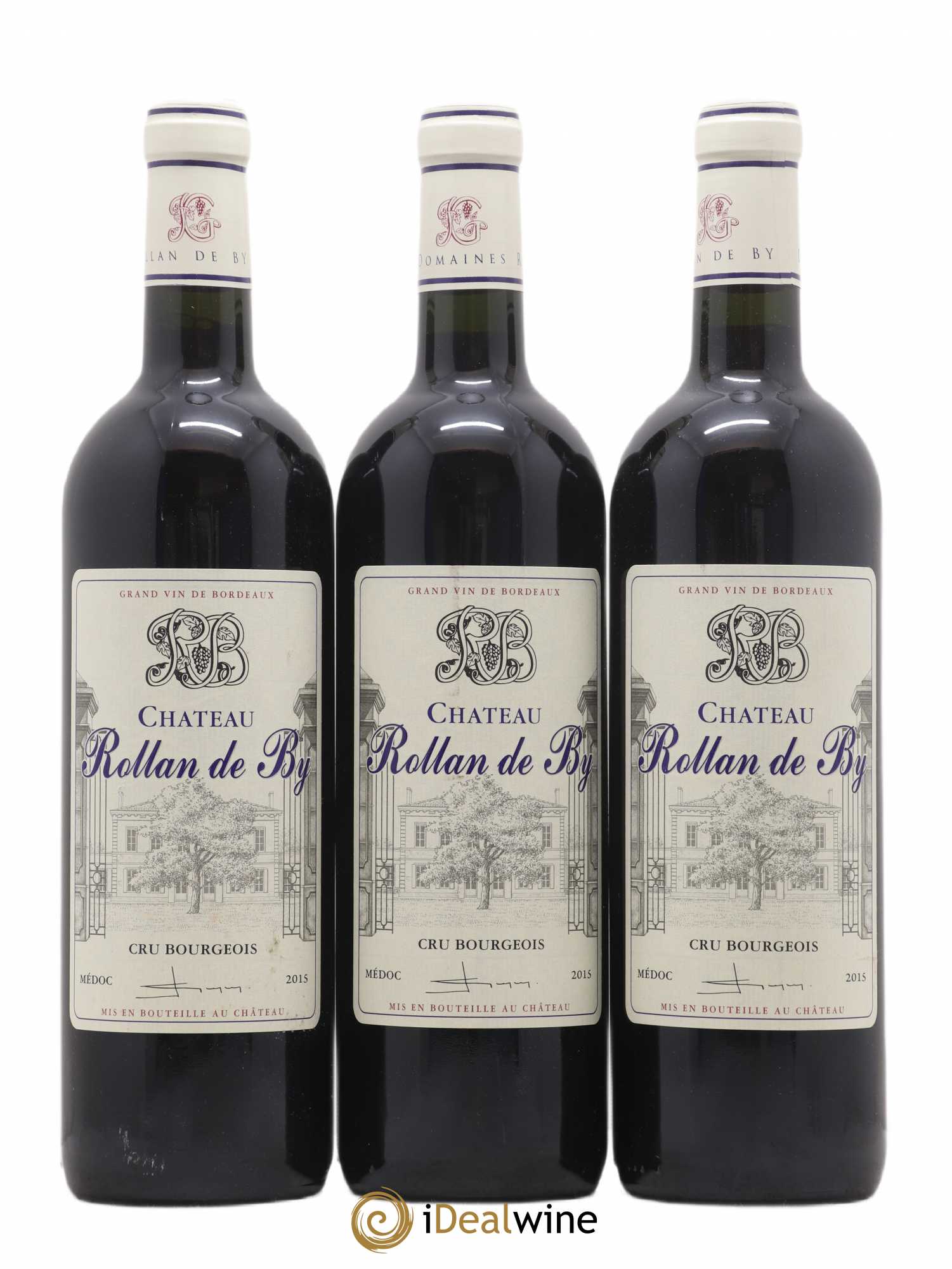 Château Rollan de By Cru Bourgeois 2015 - Lot de 3 bouteilles - 0