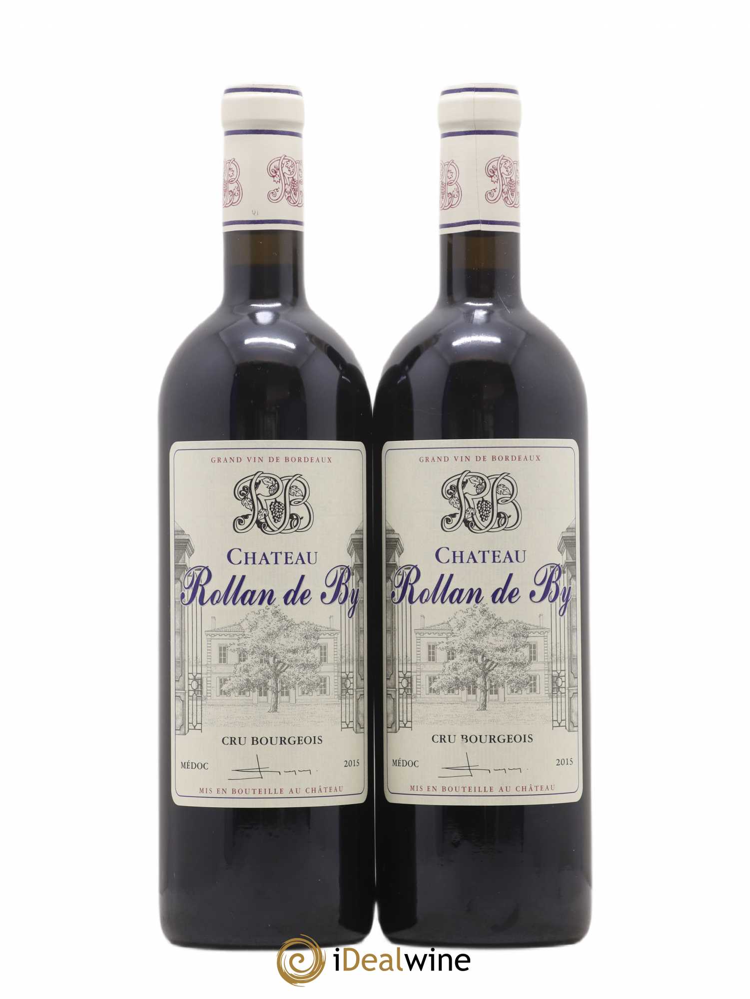 Château Rollan de By Cru Bourgeois 2015 - Lot de 2 bouteilles - 0