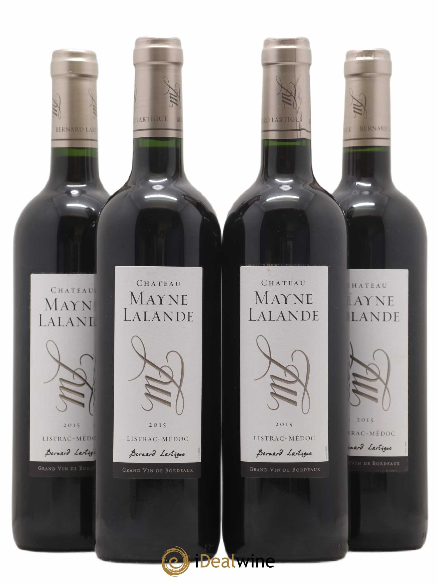 Château Mayne Lalande Cru Bourgeois 2015 - Lot de 4 bouteilles - 0