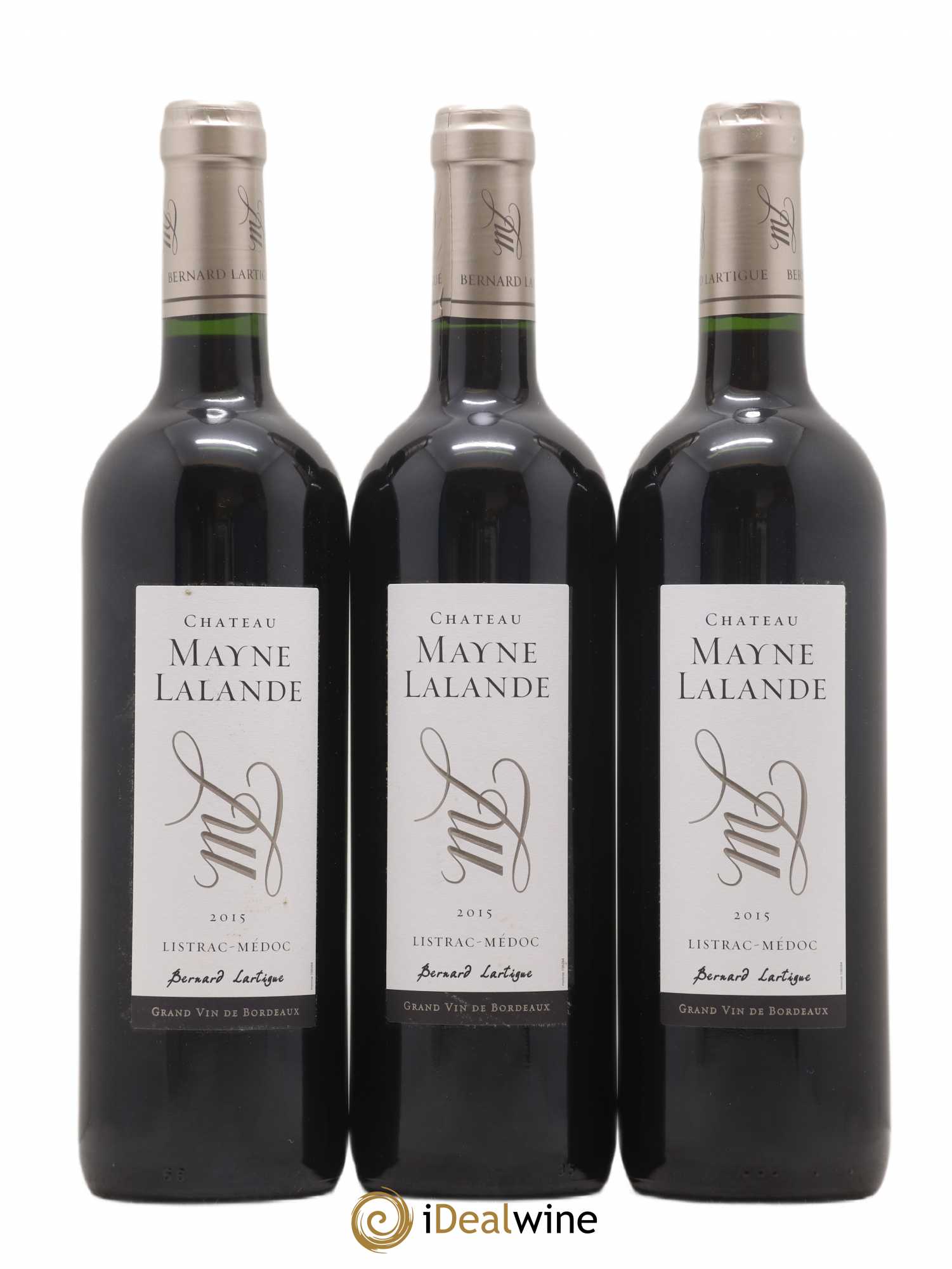 Château Mayne Lalande Cru Bourgeois 2015 - Lot de 3 bouteilles - 0