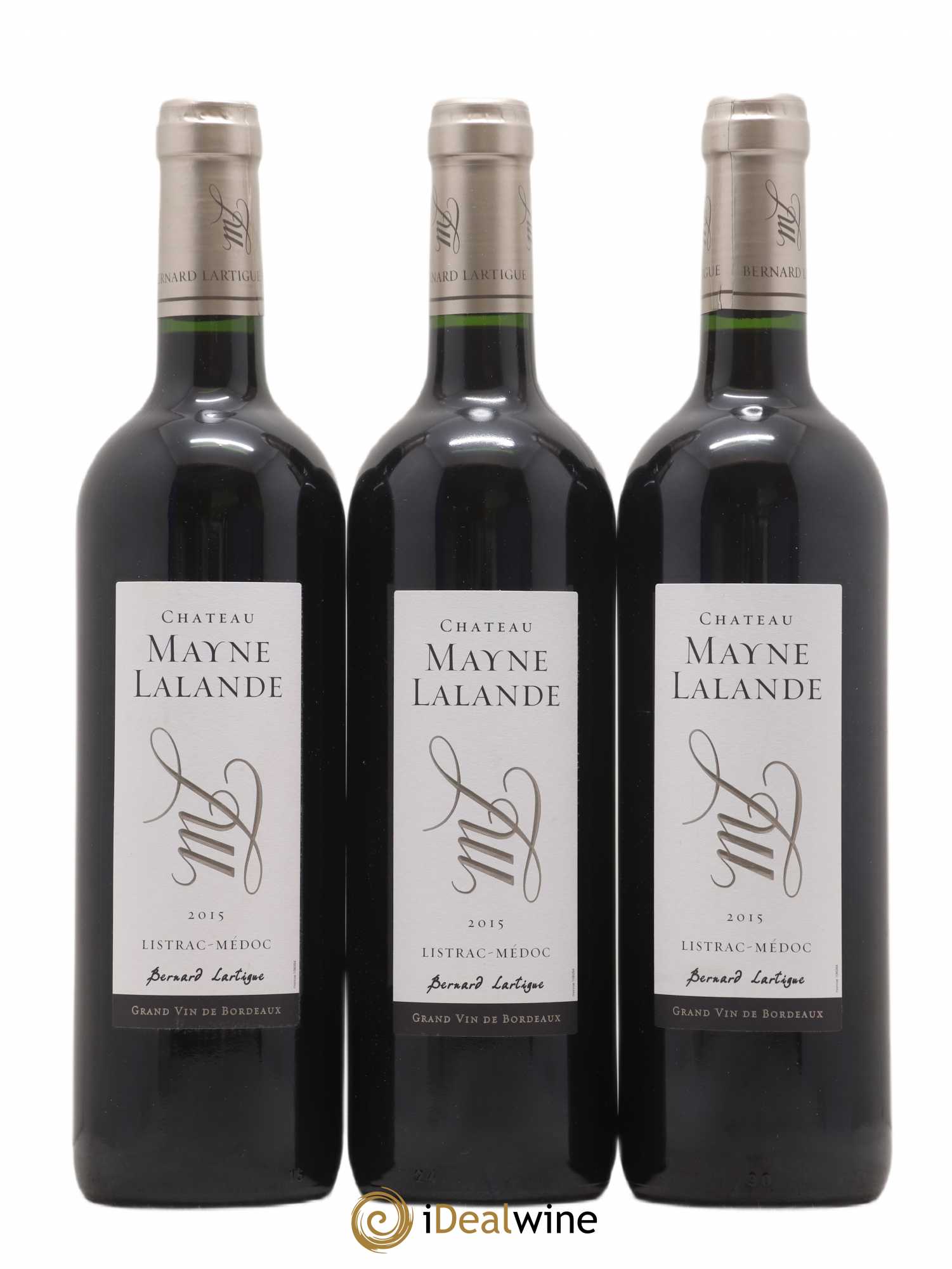 Château Mayne Lalande Cru Bourgeois 2015 - Lot de 3 bouteilles - 0