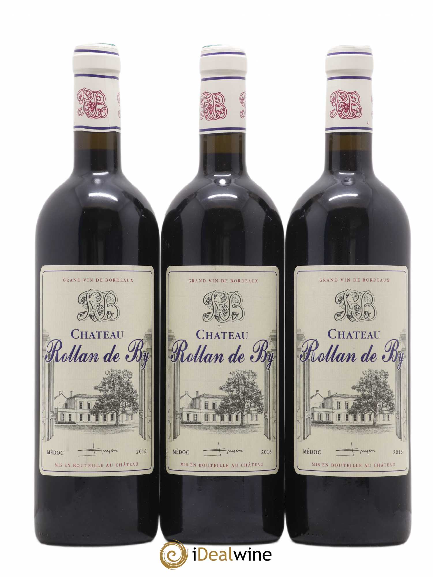 Château Rollan de By Cru Bourgeois 2016 - Lot de 3 bouteilles - 0
