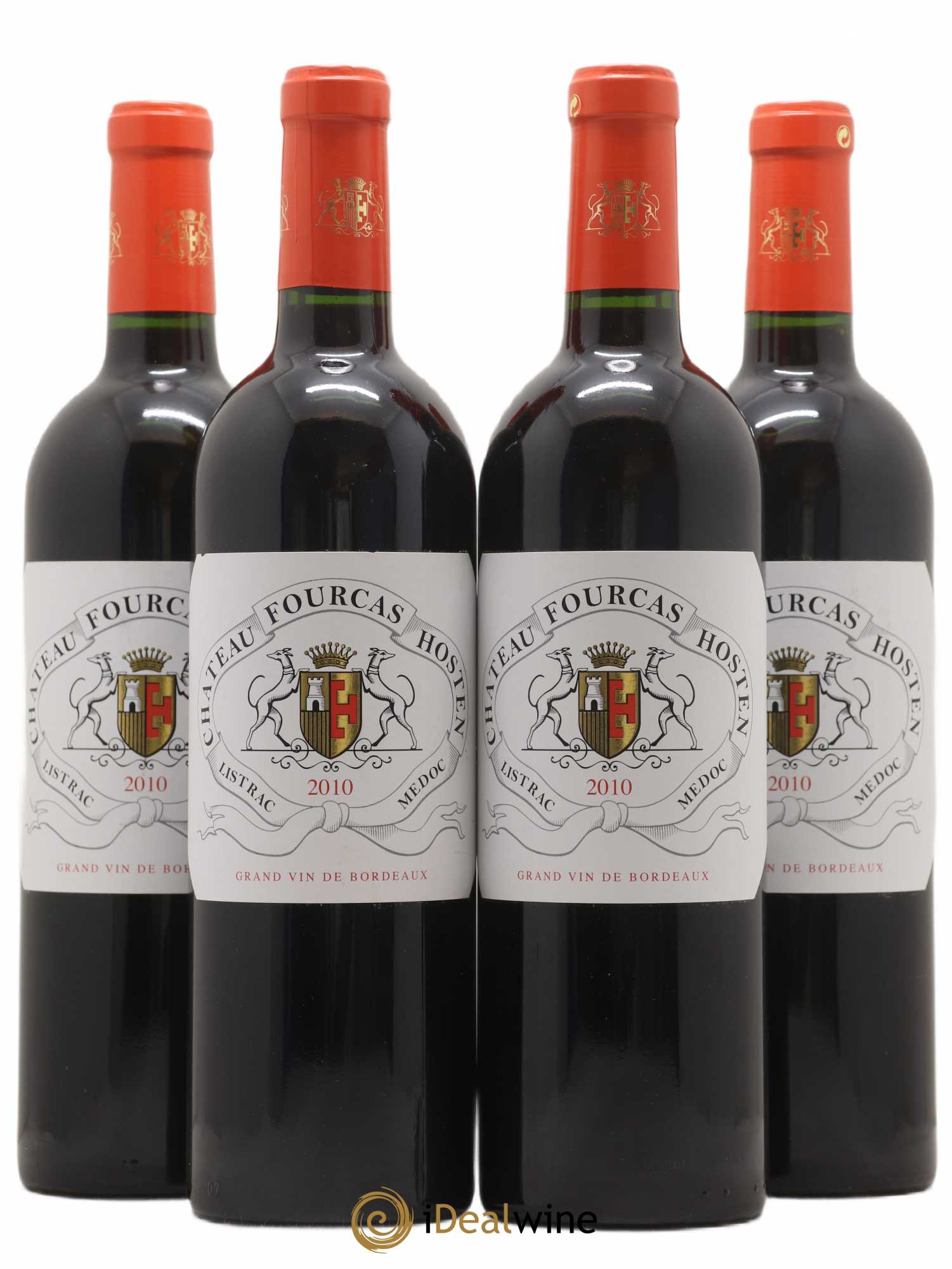 Château Fourcas Hosten Cru Bourgeois 2010 - Lot de 4 bouteilles - 0
