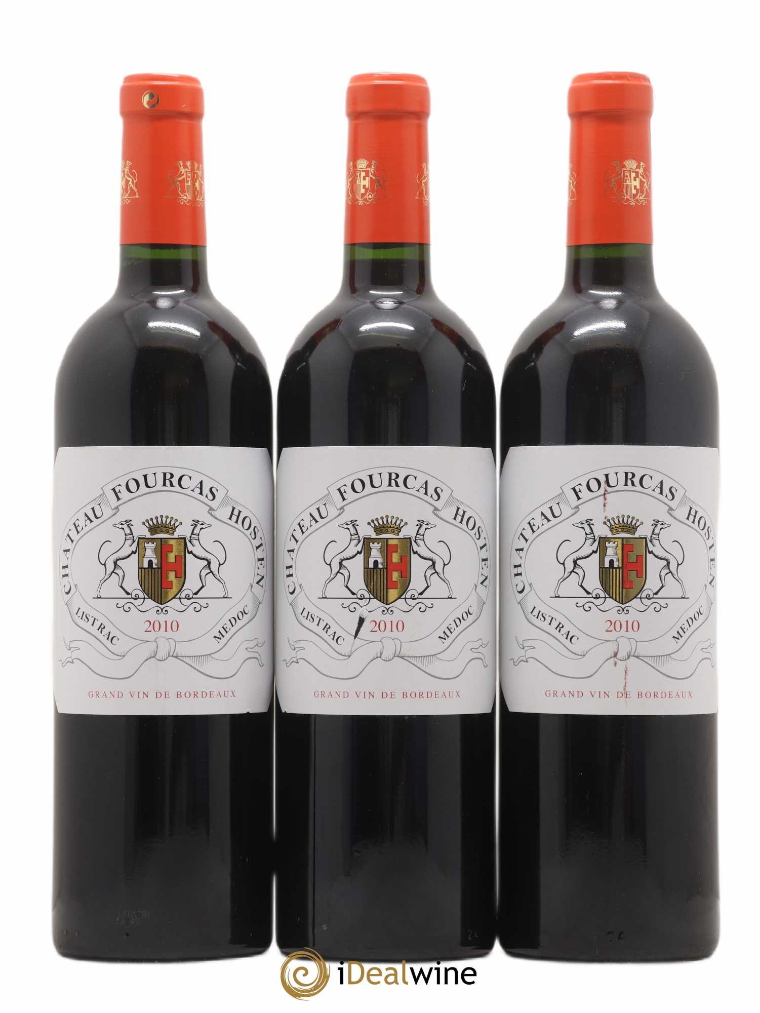 Château Fourcas Hosten Cru Bourgeois 2010 - Lot de 3 bouteilles - 0