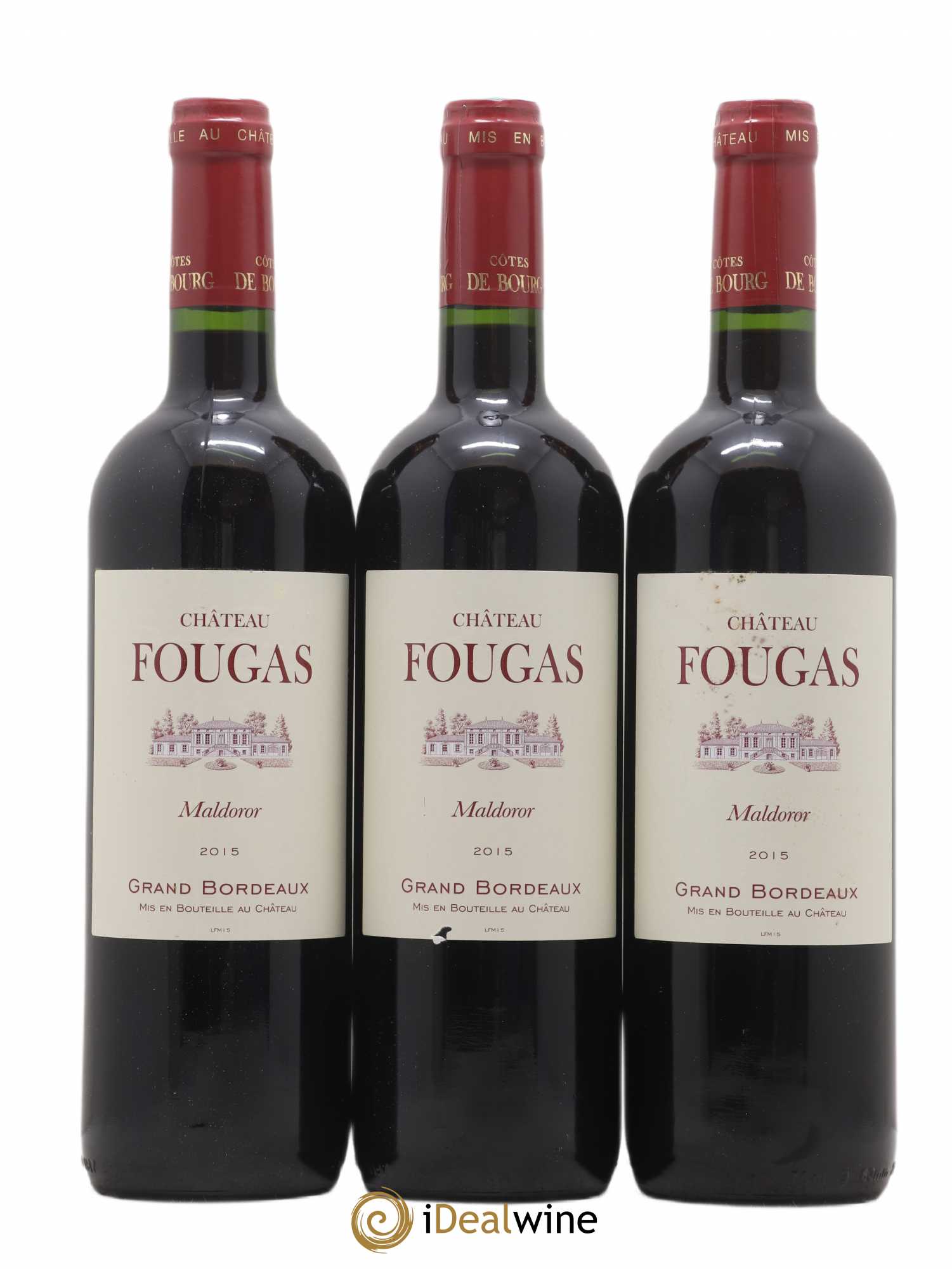 Château Fougas Maldoror 2015 - Lot de 3 bouteilles - 0