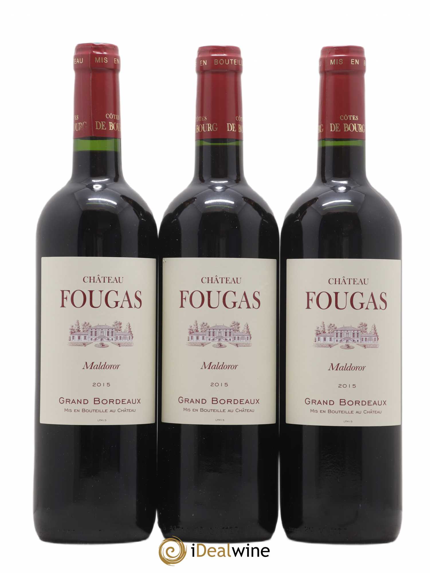 Château Fougas Maldoror 2015 - Lot de 3 bouteilles - 0