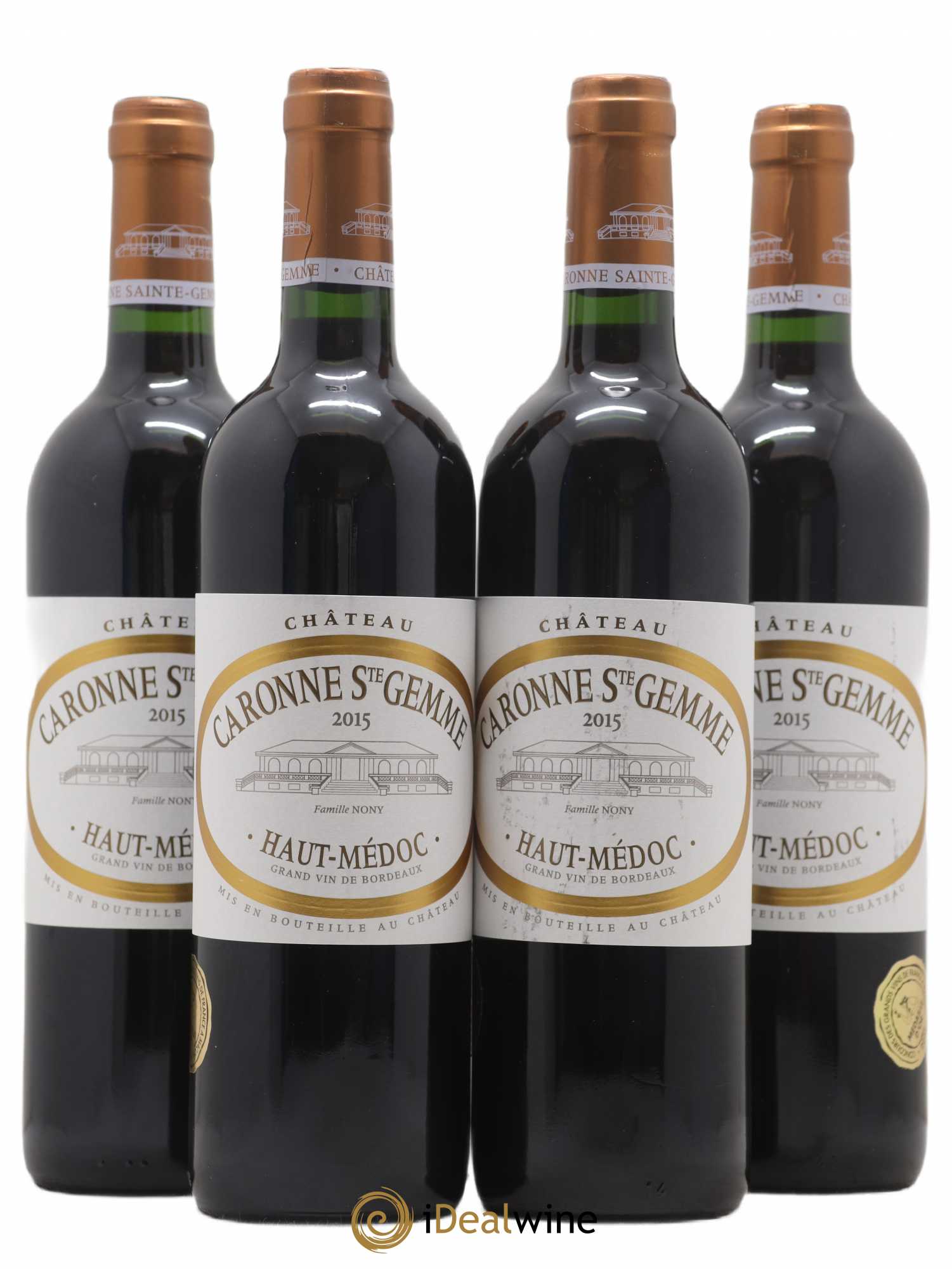 Château Caronne Sainte-Gemme Cru Bourgeois 2015 - Lot de 4 bouteilles - 0