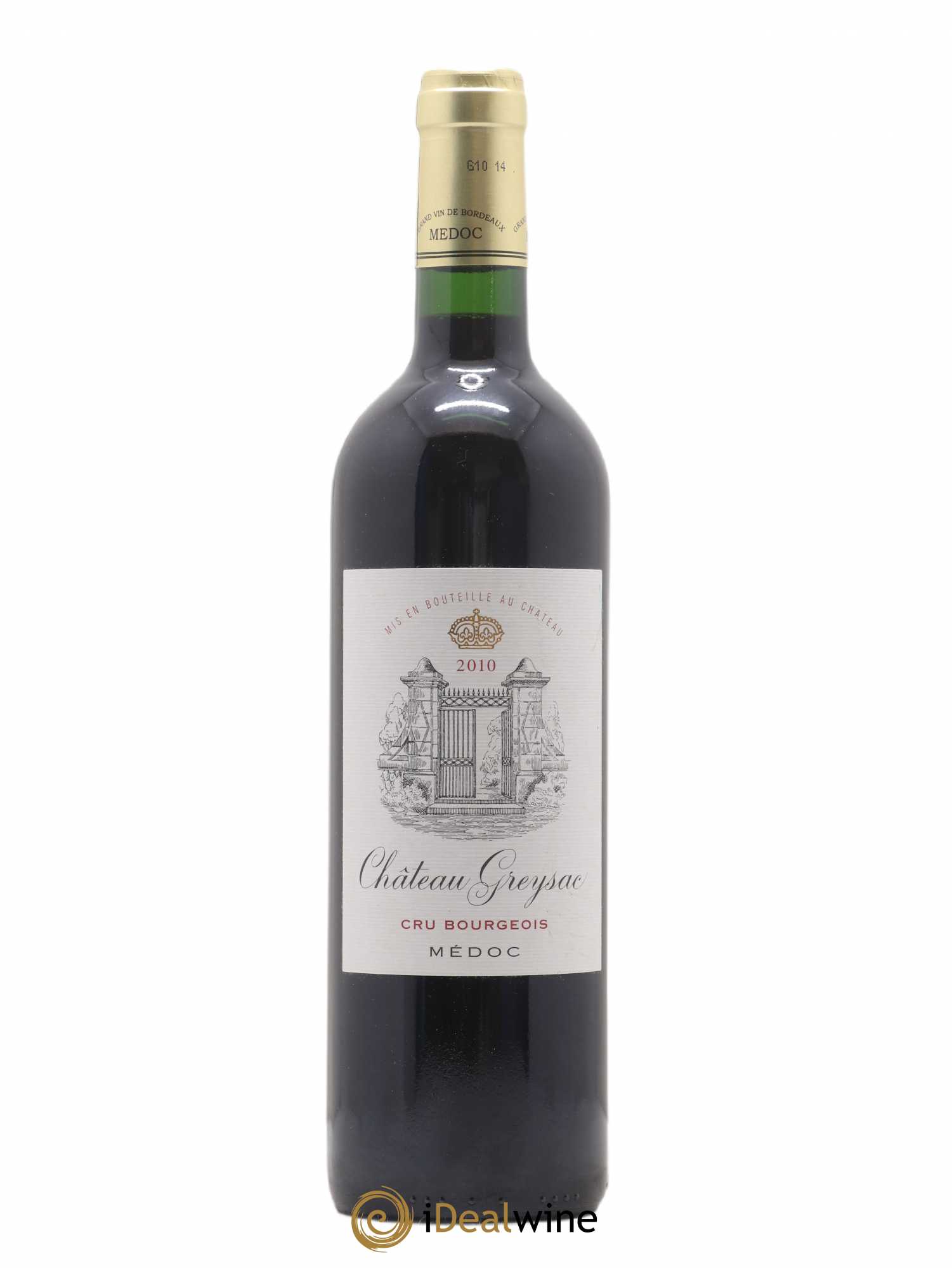 Château Greysac Cru Bourgeois 2010 - Lot de 1 bouteille - 0