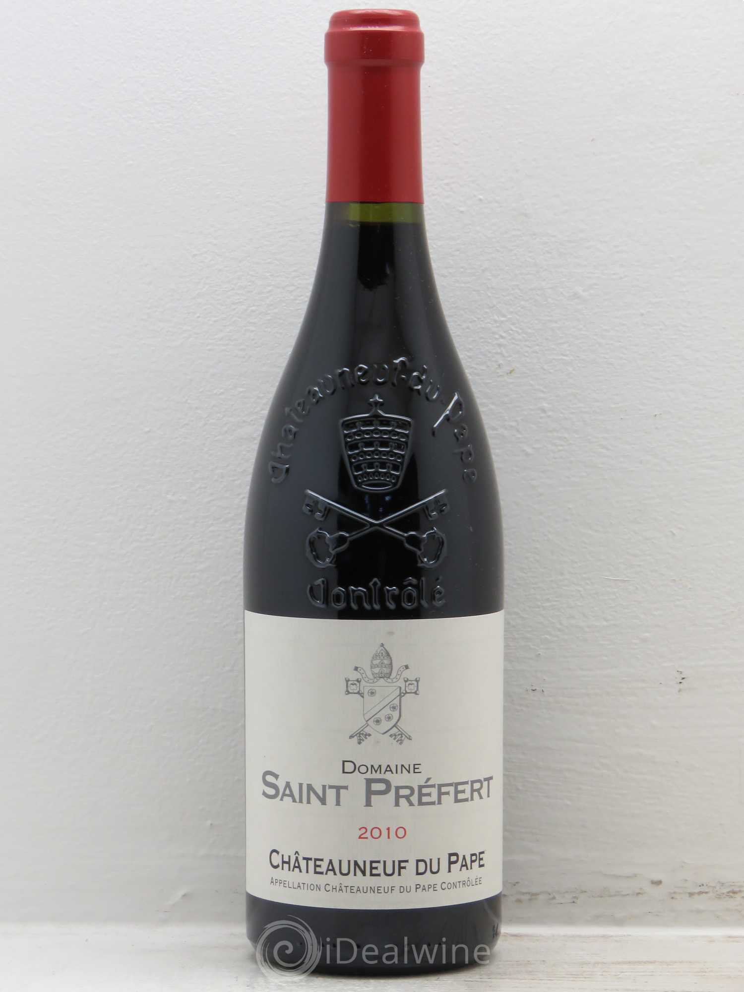 Châteauneuf-du-Pape Domaine Saint-Préfert 2010 - Lot de 6 bouteilles - 0