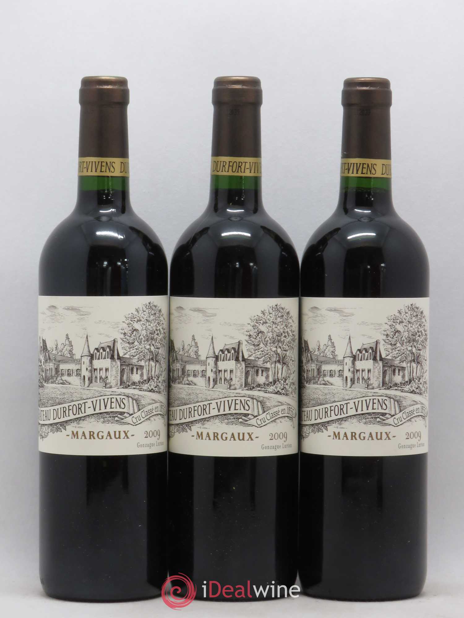 Château Durfort Vivens 2ème Grand Cru Classé 2009 - Lot de 3 bouteilles - 0