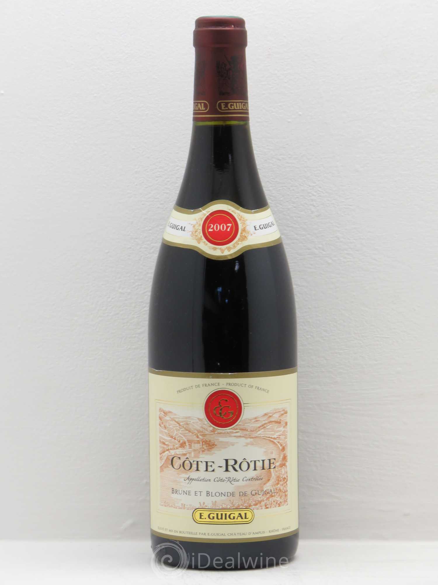 Côte-Rôtie Côtes Brune et Blonde Guigal 2007 - Lot de 1 bouteille - 0