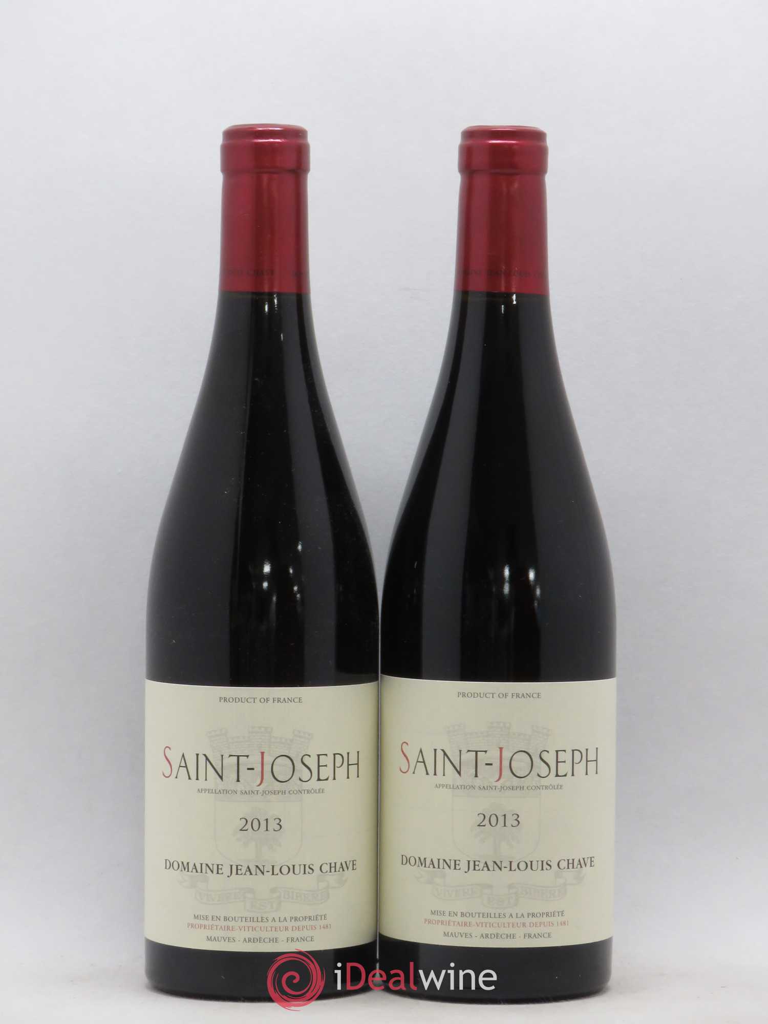 Saint-Joseph Jean-Louis Chave 2013 - Lot de 2 bouteilles - 0